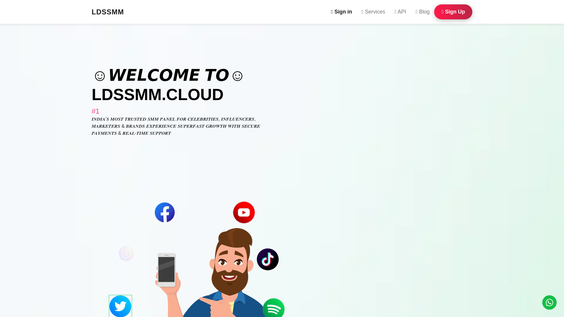 website screenshot of https://ldssmm.cloud/
