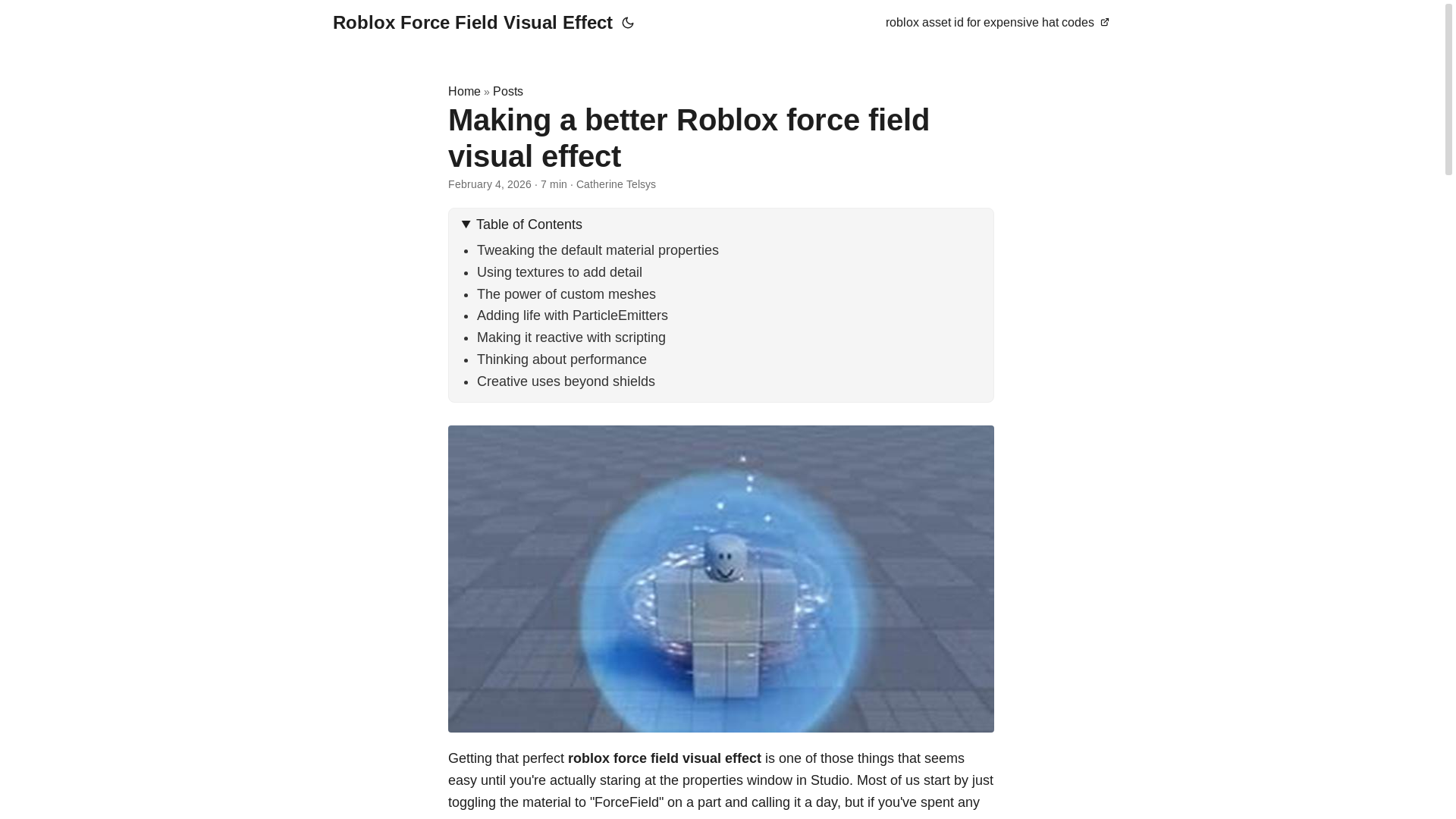 website screenshot of https://roblox-force-field-visual-effect.pages.dev/