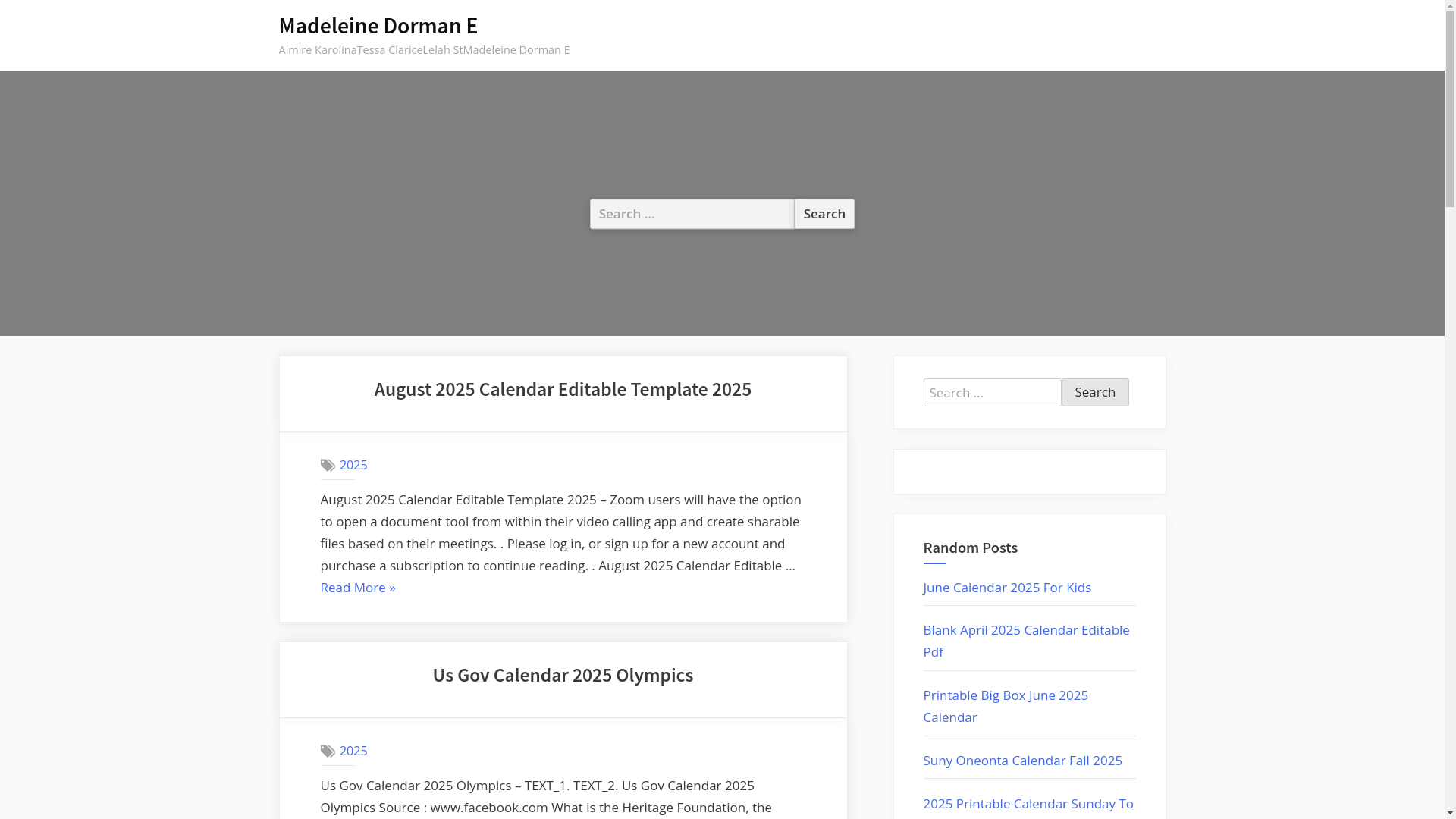 website screenshot of https://madeleinedormane.pages.dev/