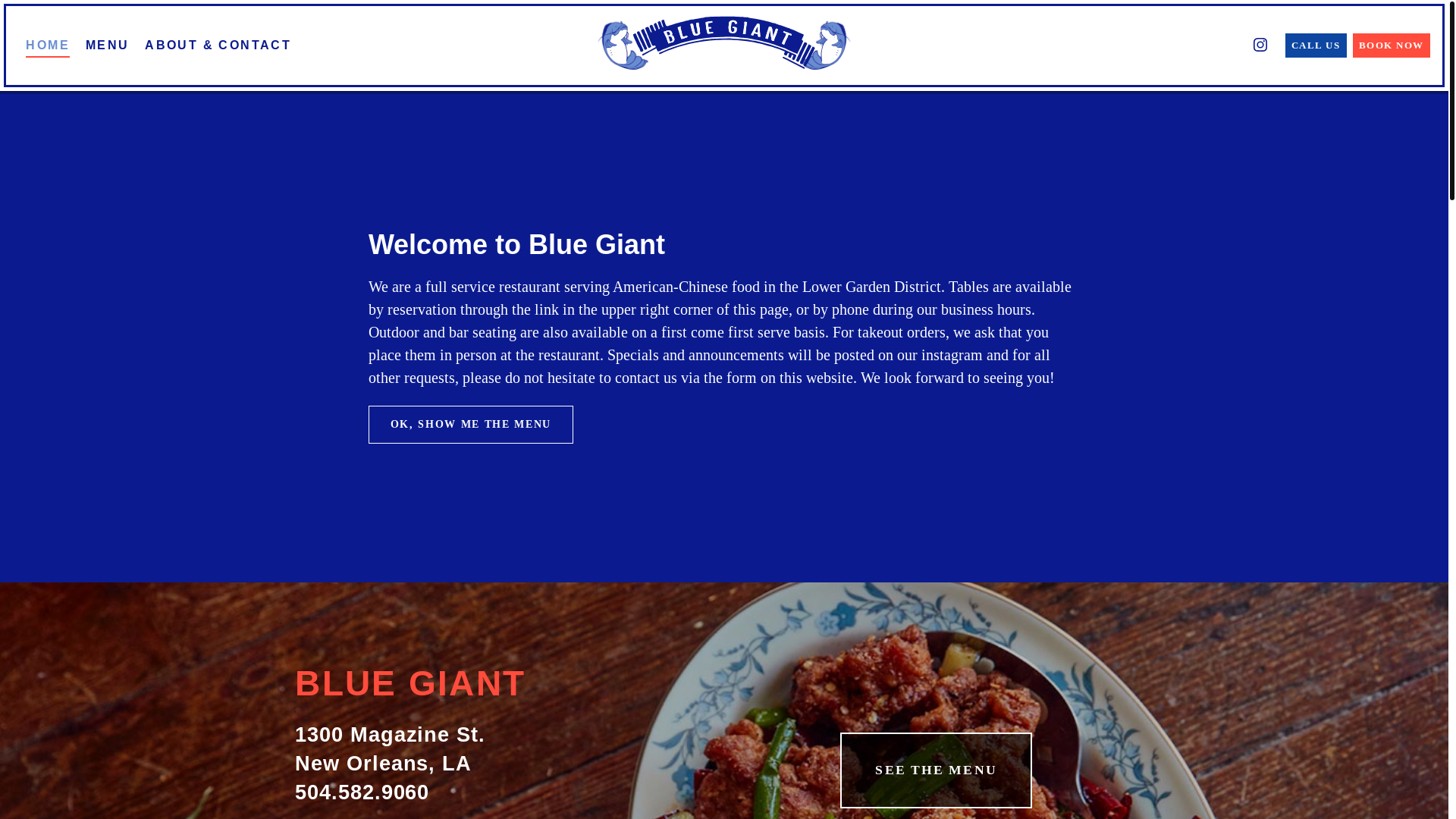 website screenshot of https://bluegiantnola-com.pages.dev/
