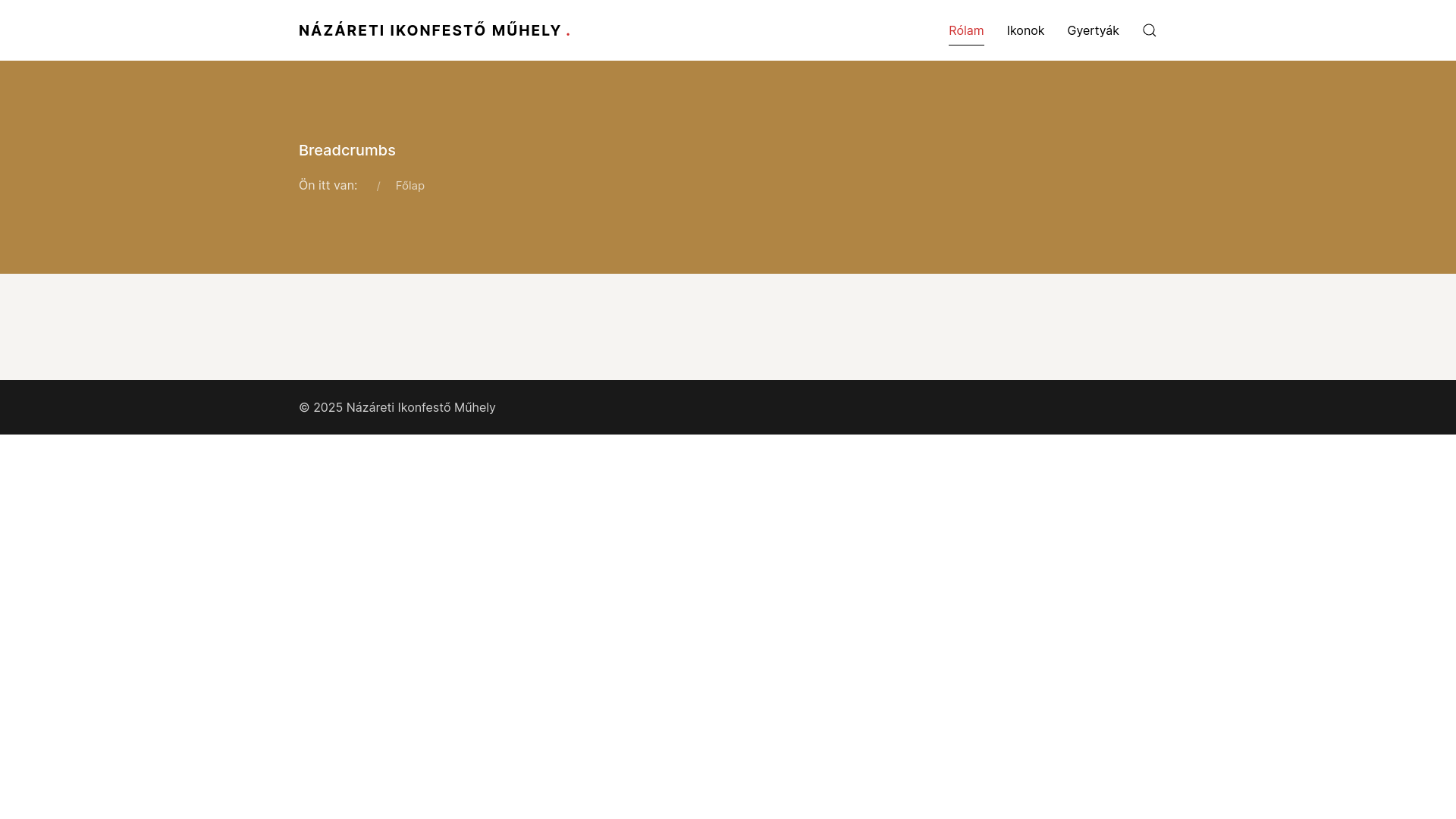 website screenshot of https://nazareti-ikonfesto.hu/