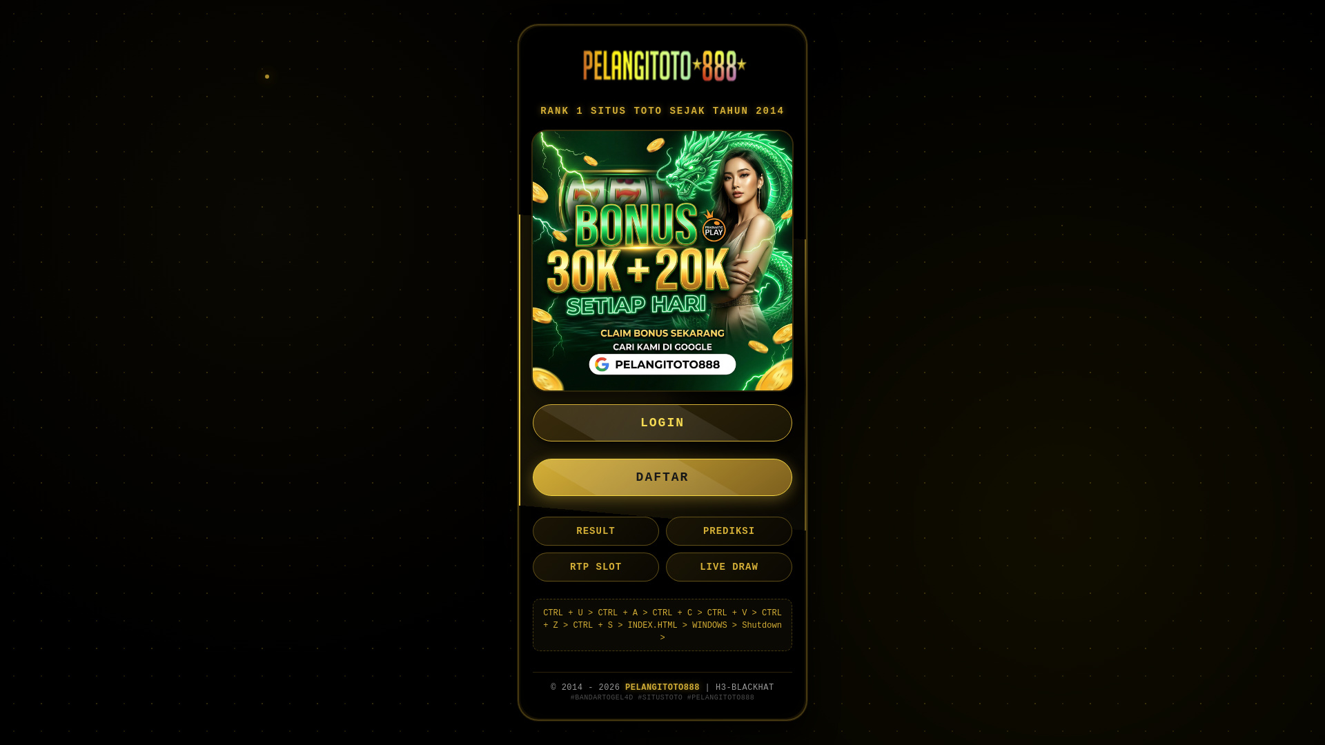 website screenshot of https://read-intelico-gacor.pages.dev/