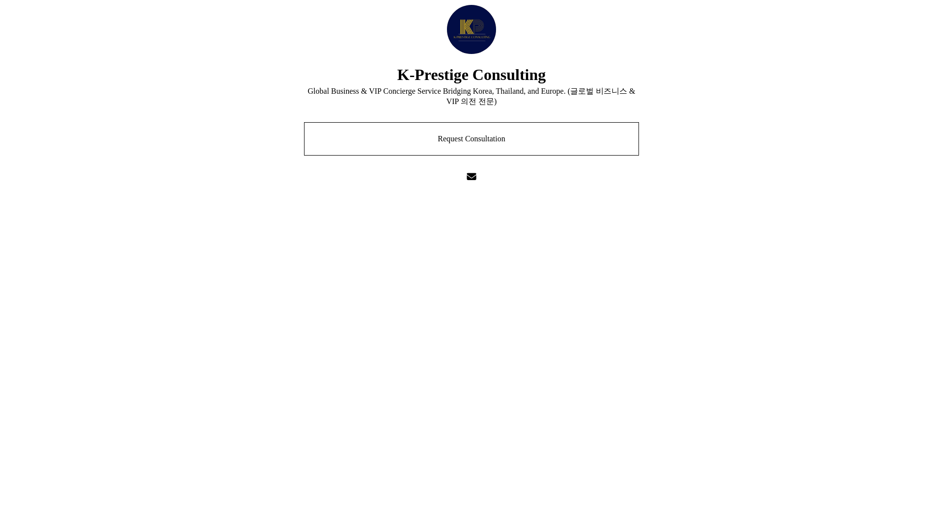 website screenshot of https://kprestigecorp.com