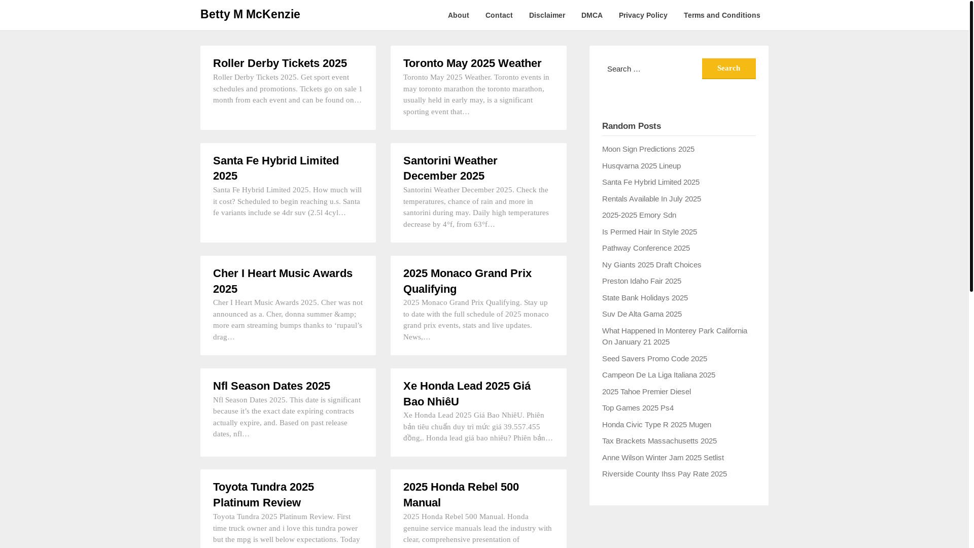 website screenshot of https://bettymmckenzied.pages.dev/