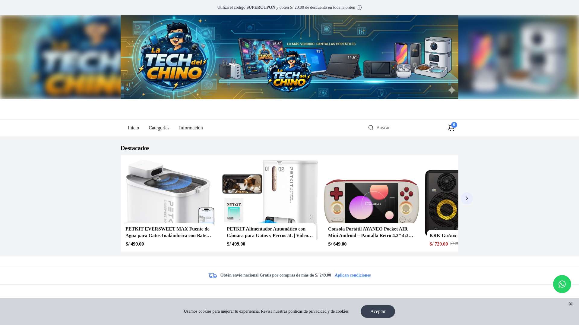 website screenshot of https://latechdelchino.com/