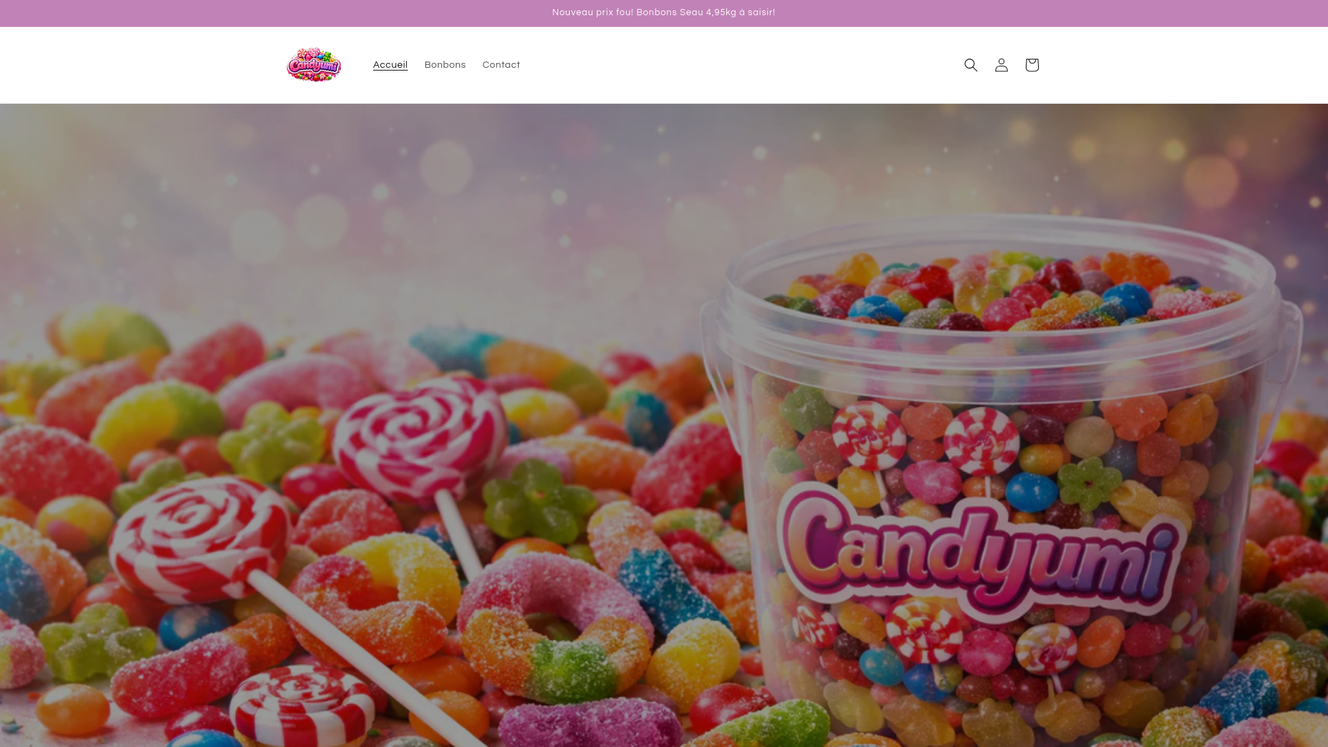 website screenshot of https://candyumi.com/