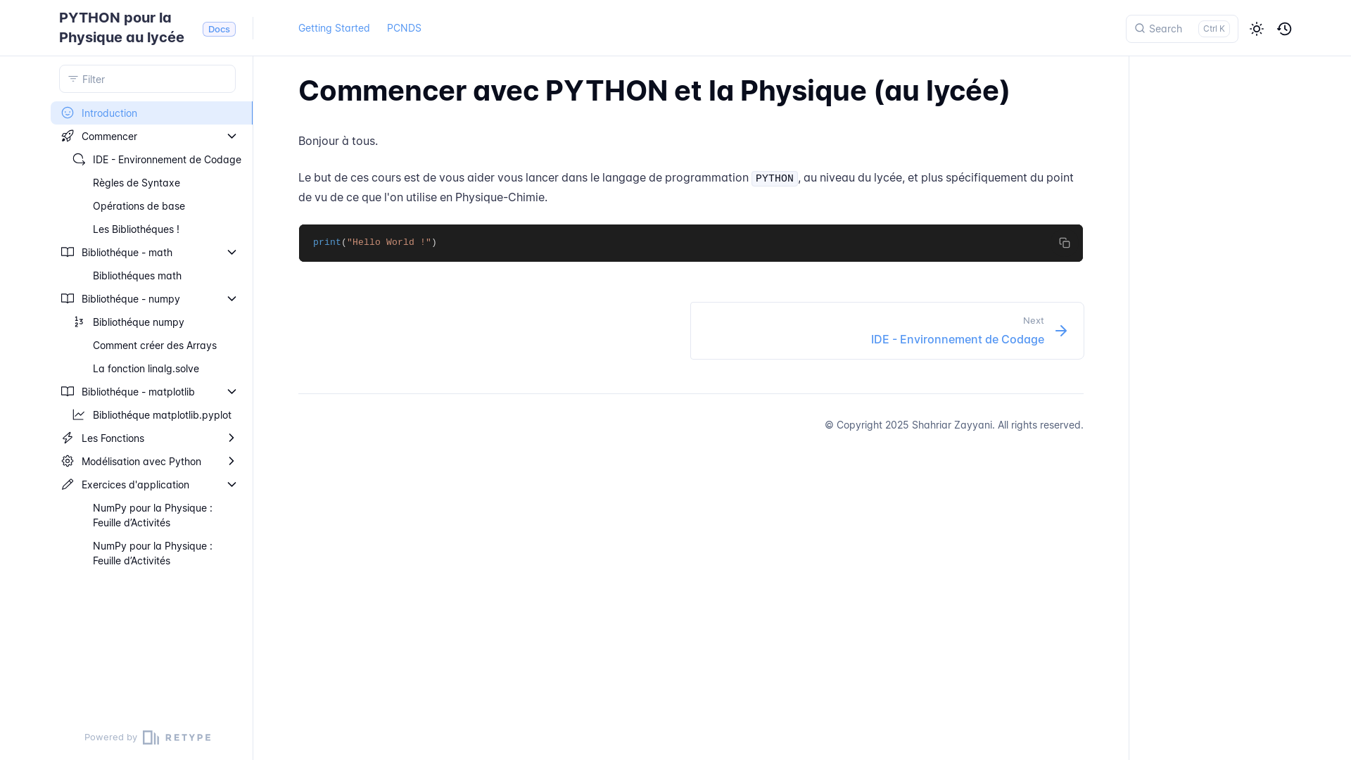 website screenshot of https://pythonds.pages.dev/