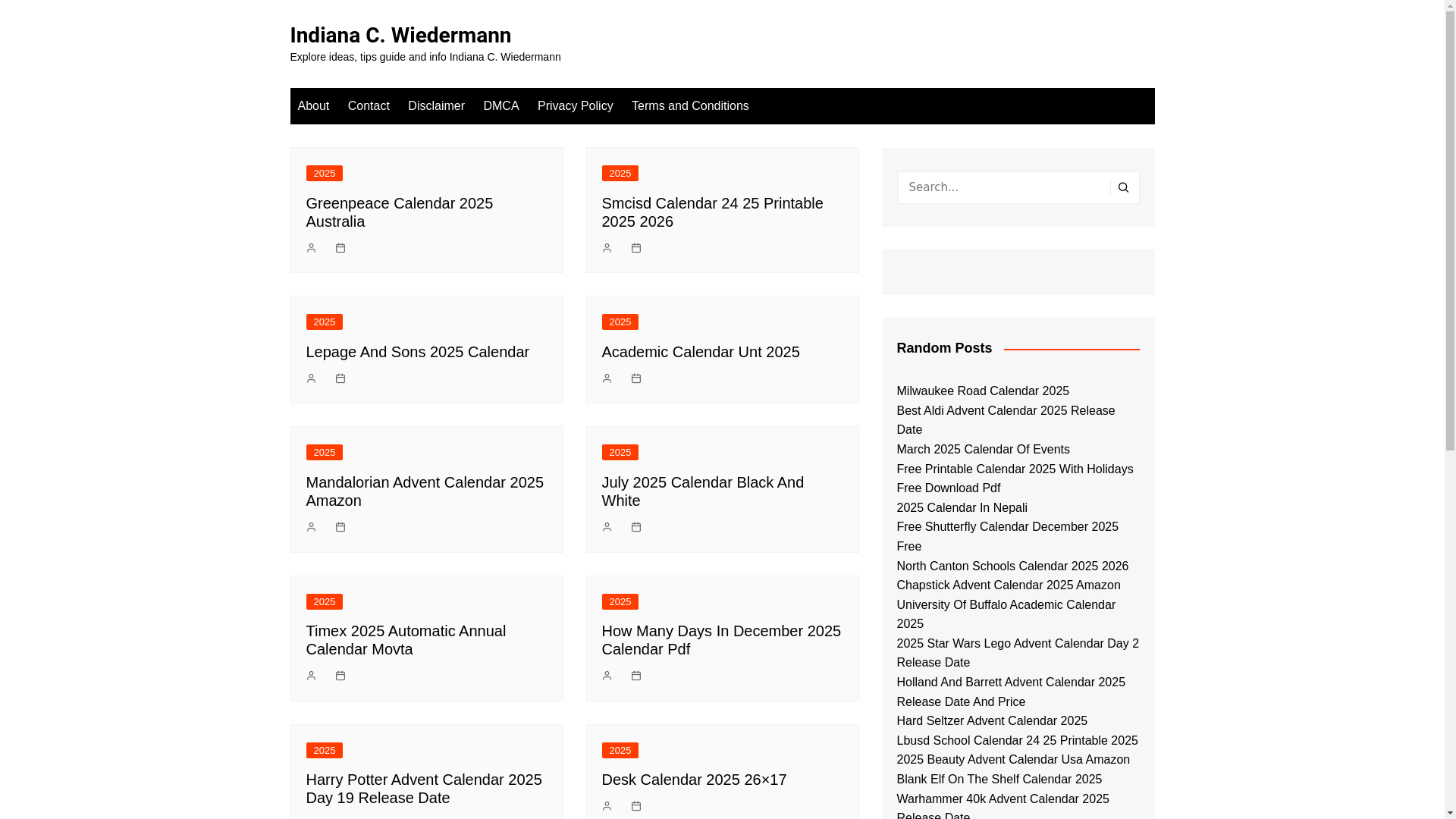 website screenshot of https://indianacwiedermann.pages.dev/