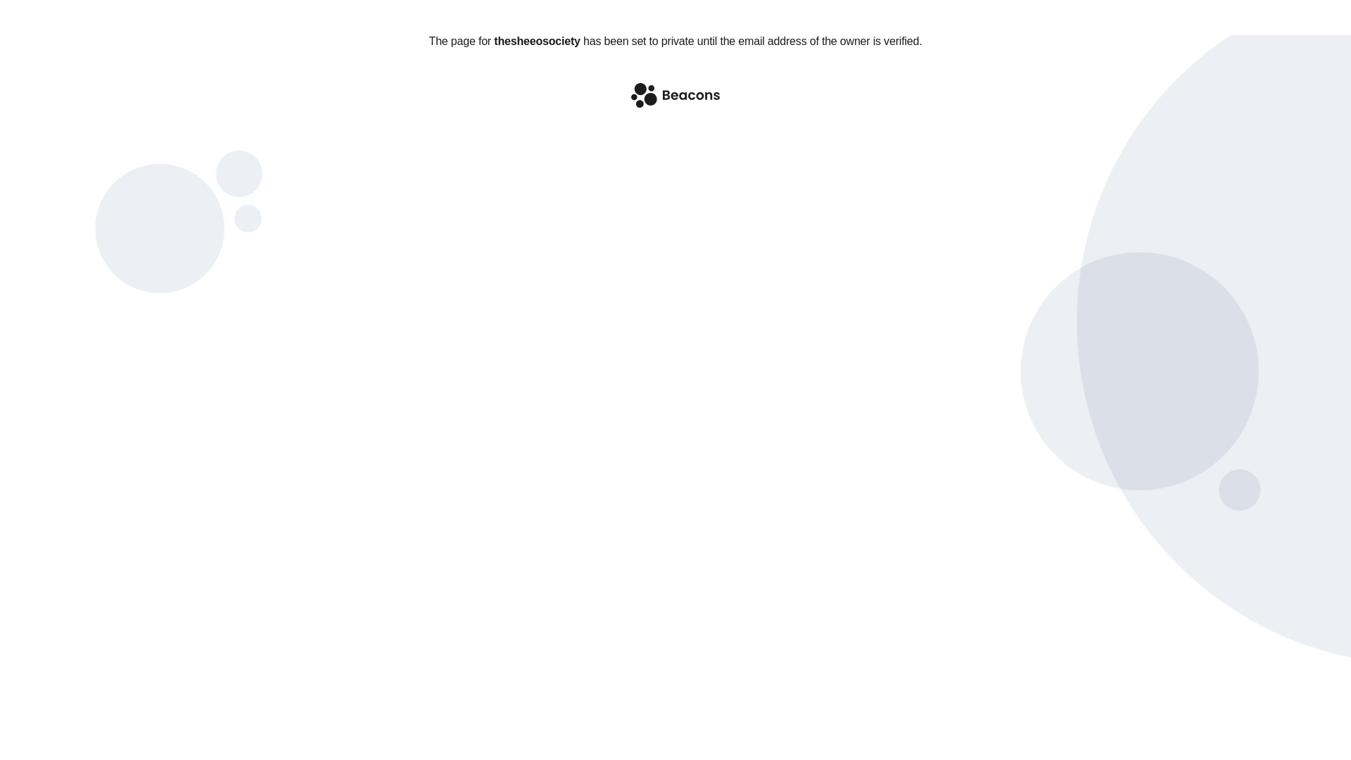 website screenshot of https://thesheeosociety.store