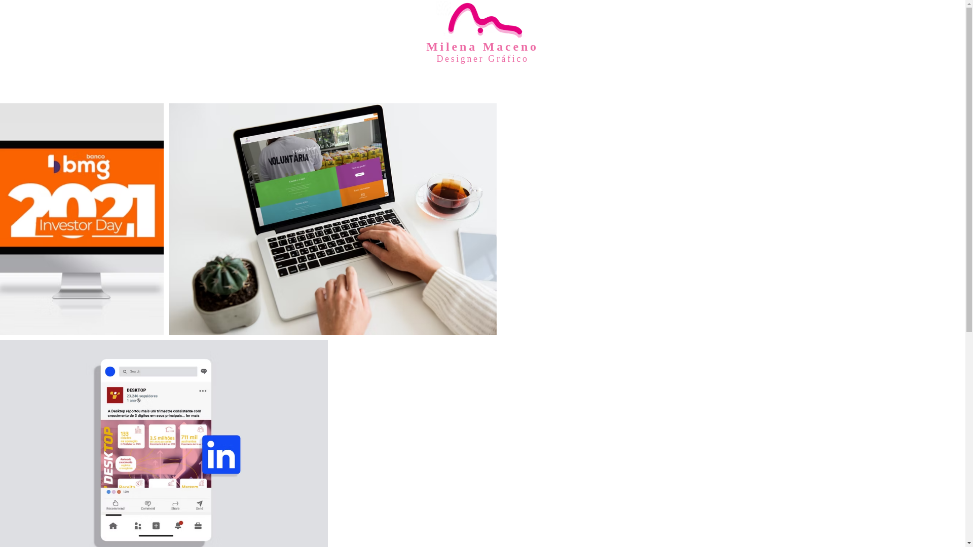 website screenshot of https://dgmilenamaceno.com/
