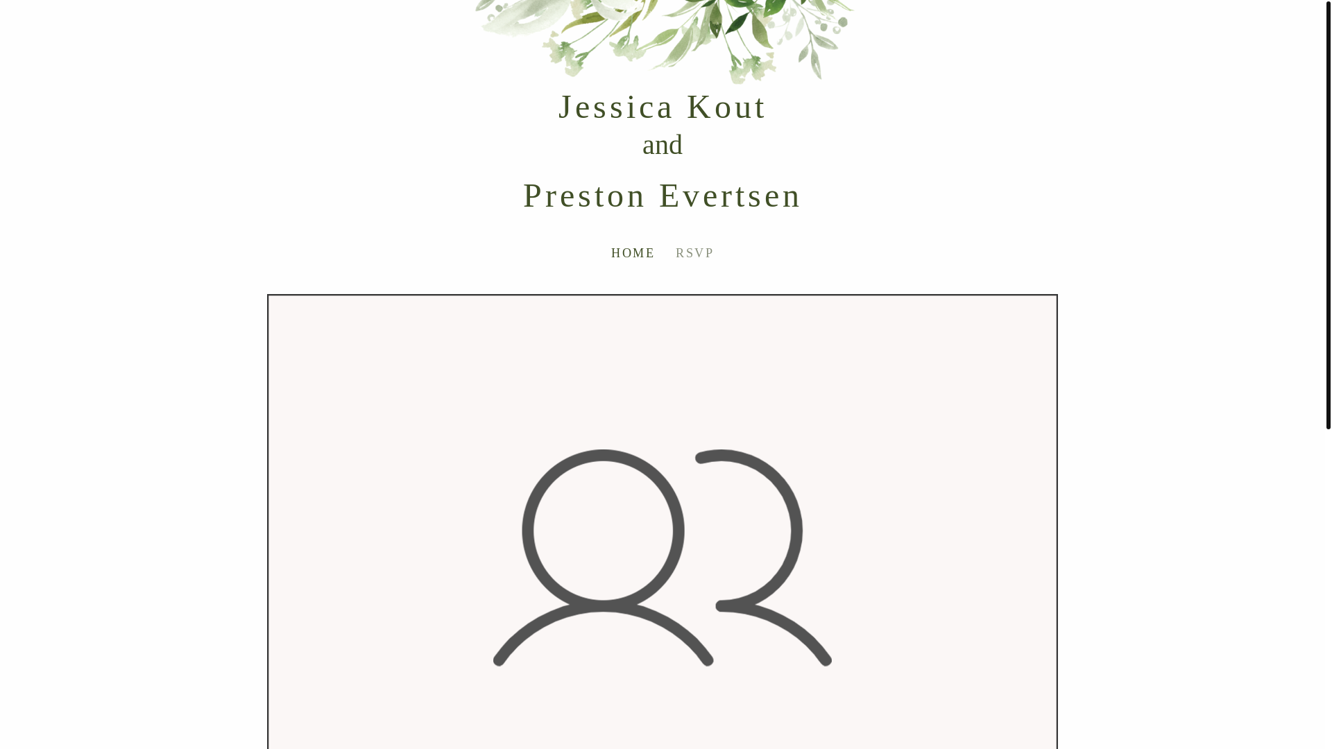 website screenshot of https://prestonandjessica.com/