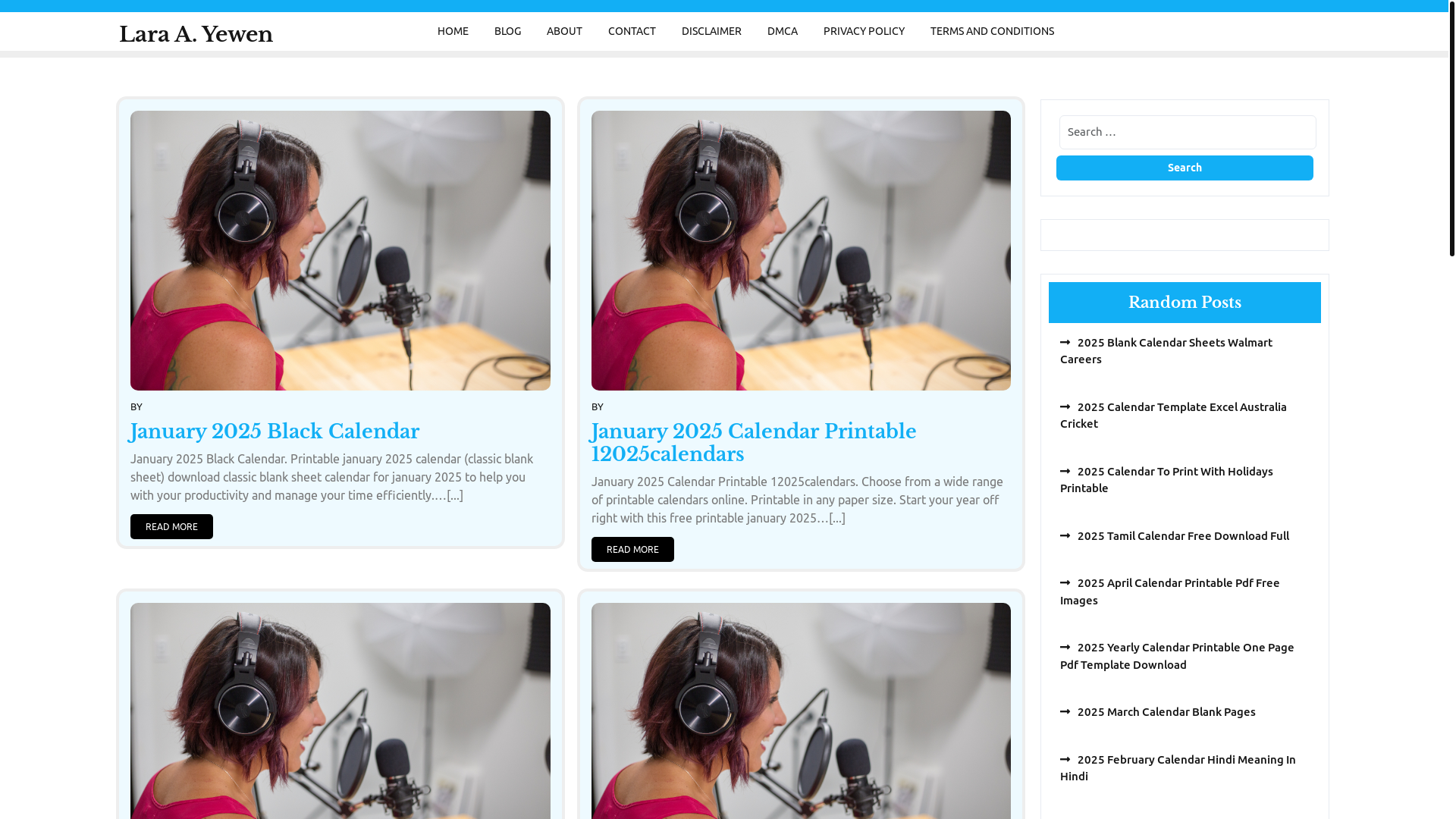 website screenshot of https://laraayewen.pages.dev/