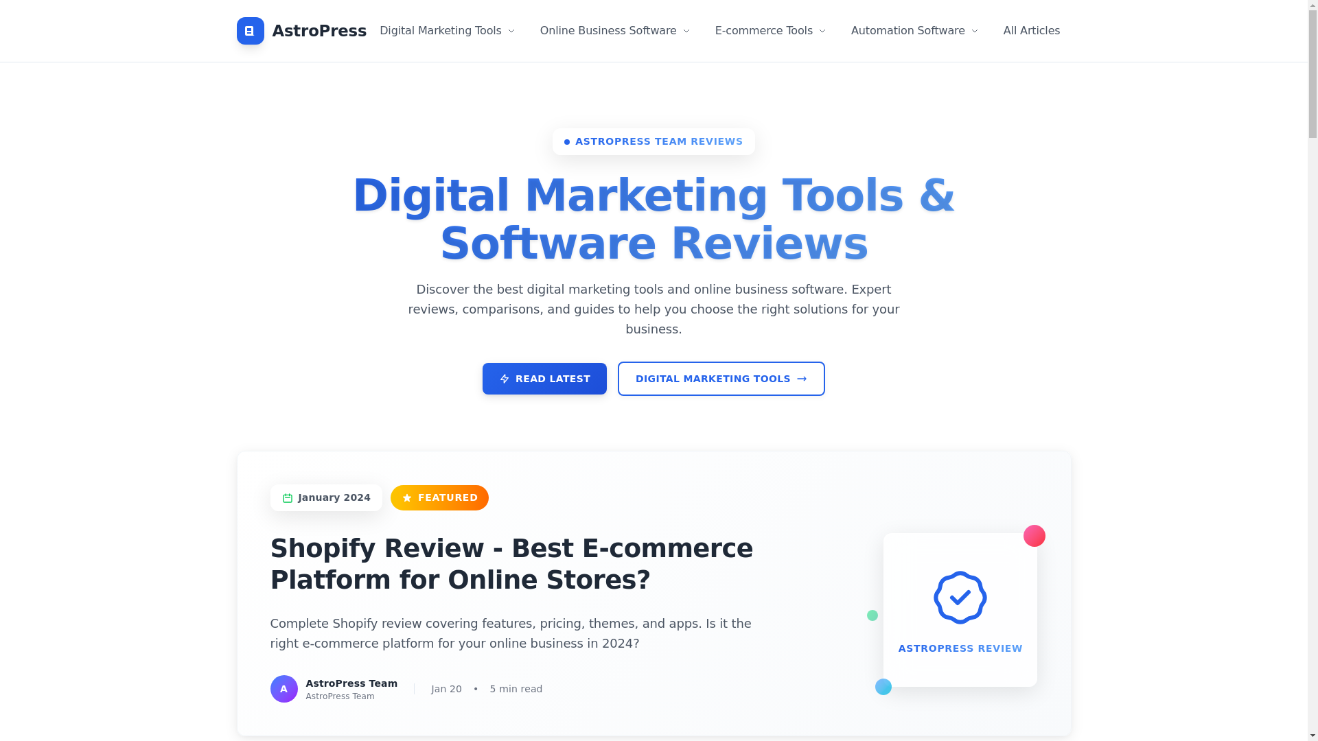 website screenshot of https://tech-blog-328187.pages.dev/