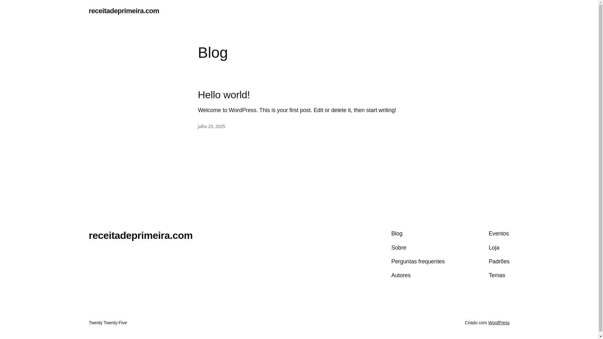 website screenshot of https://receitadeprimeira.com/