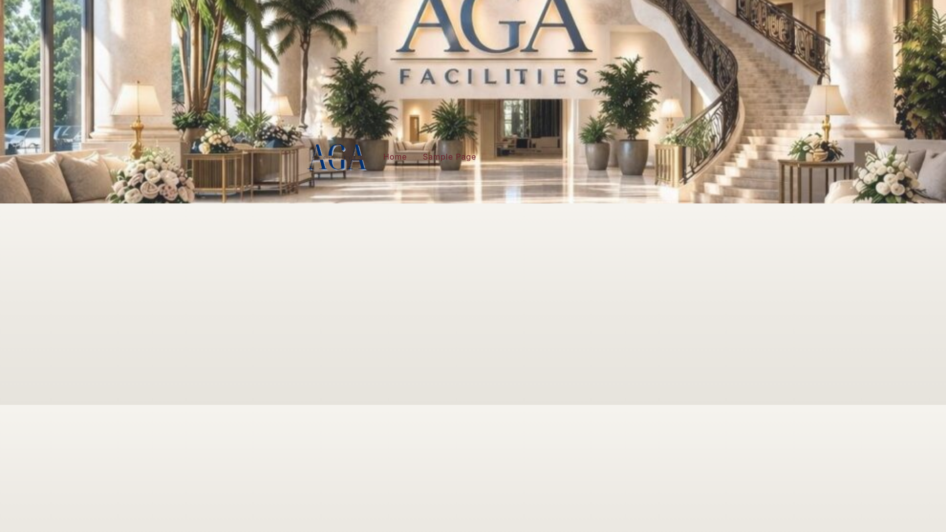 website screenshot of https://agafacilitiessrl.it