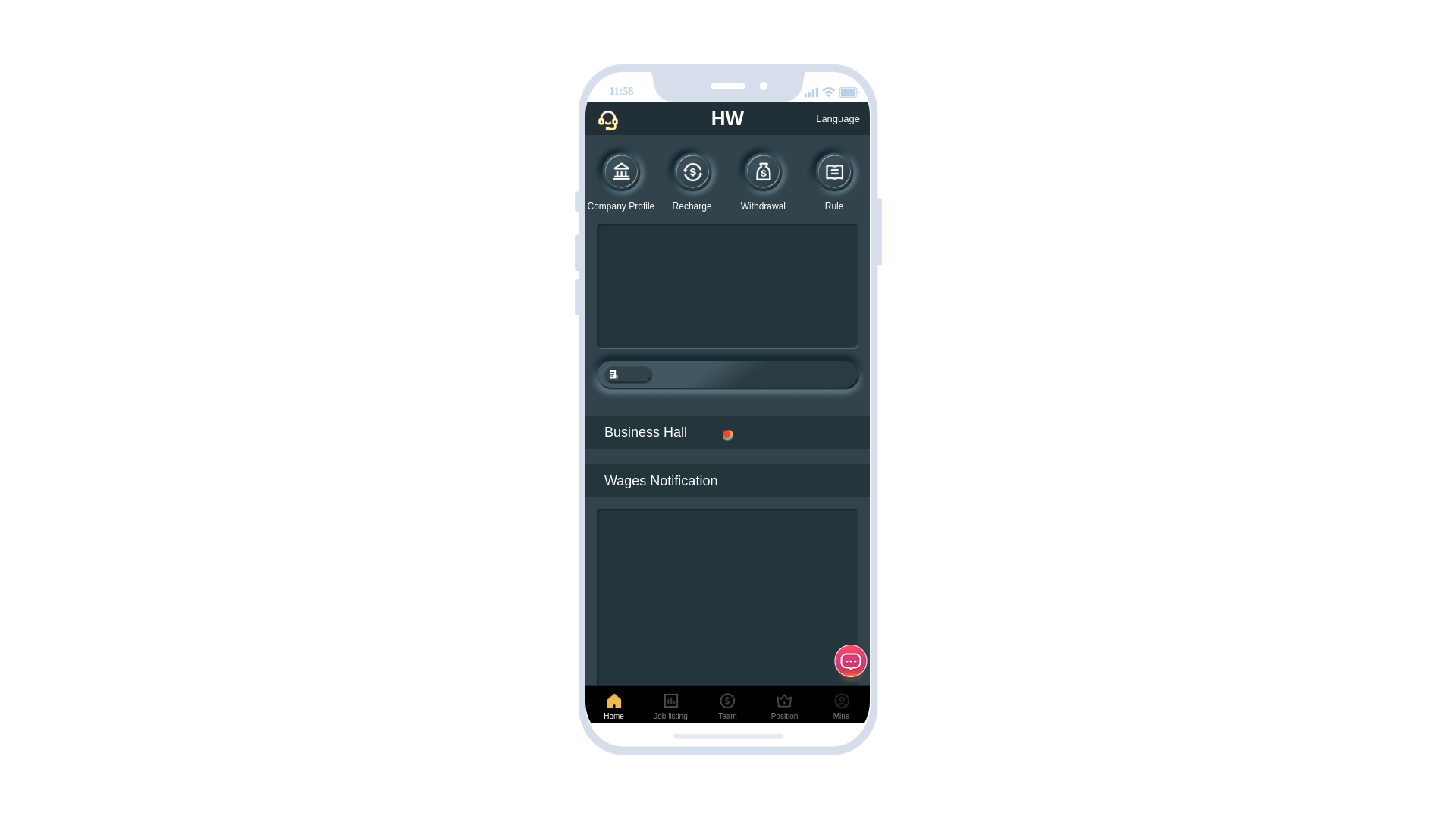 website screenshot of https://huawmall9.com/