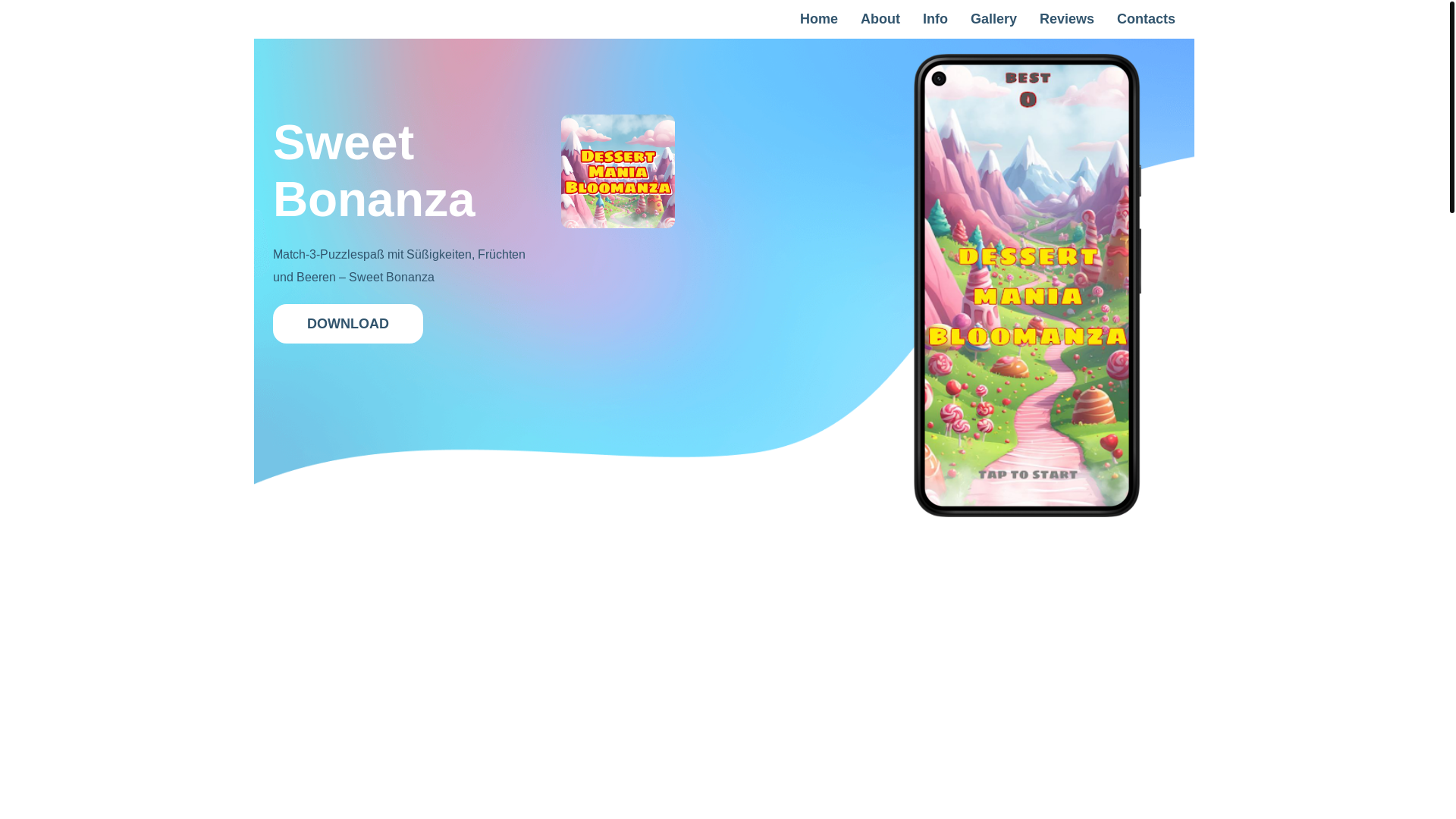website screenshot of https://de-sweet-bonanza-1000.store/