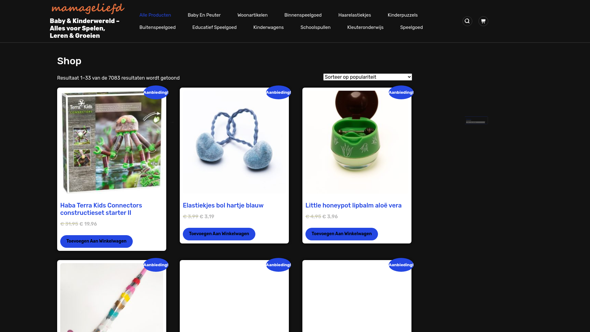 website screenshot of https://mamageliefd.com/