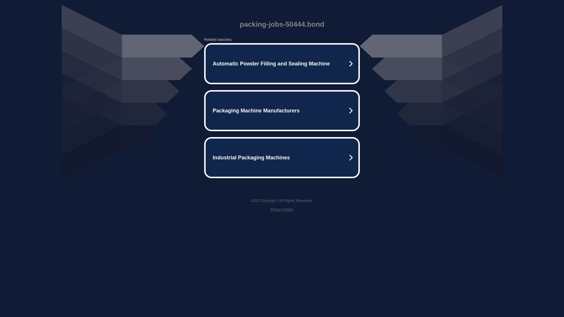 website screenshot of https://packing-jobs-50444.bond/