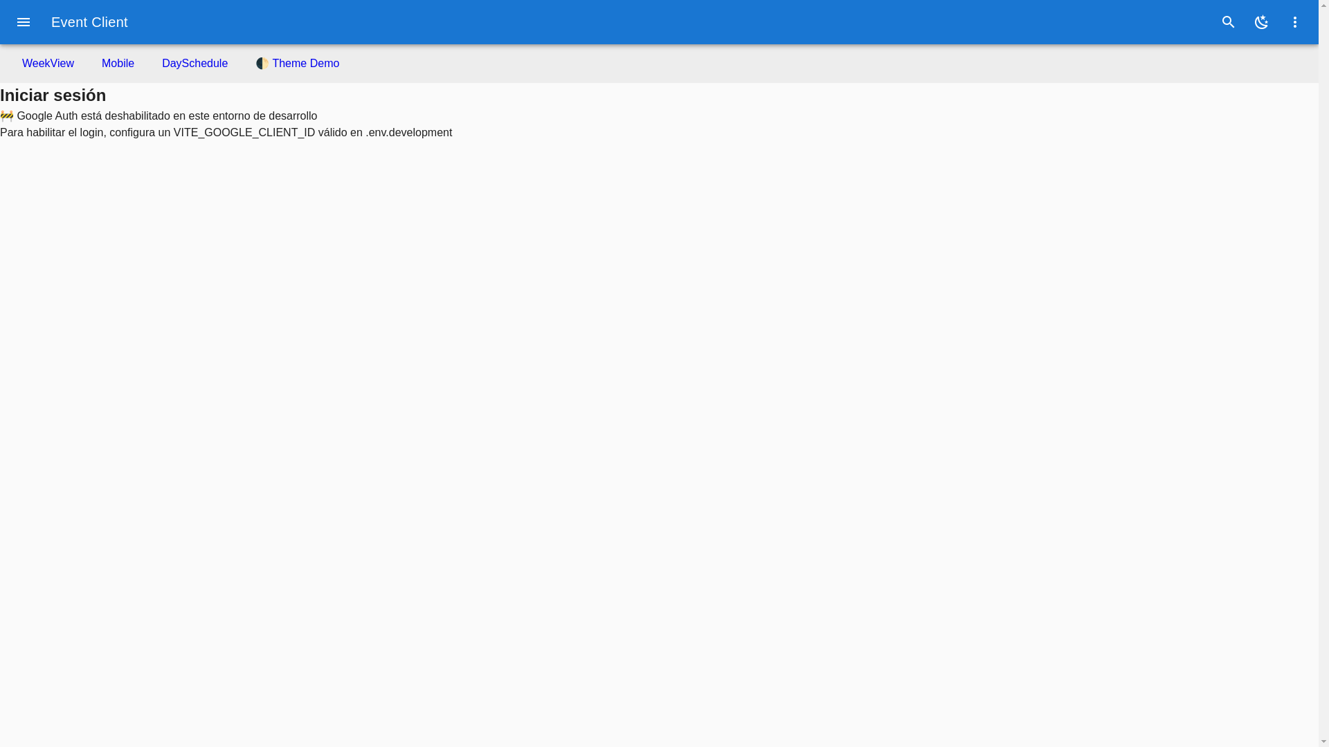 website screenshot of https://event-client-dev.pages.dev/
