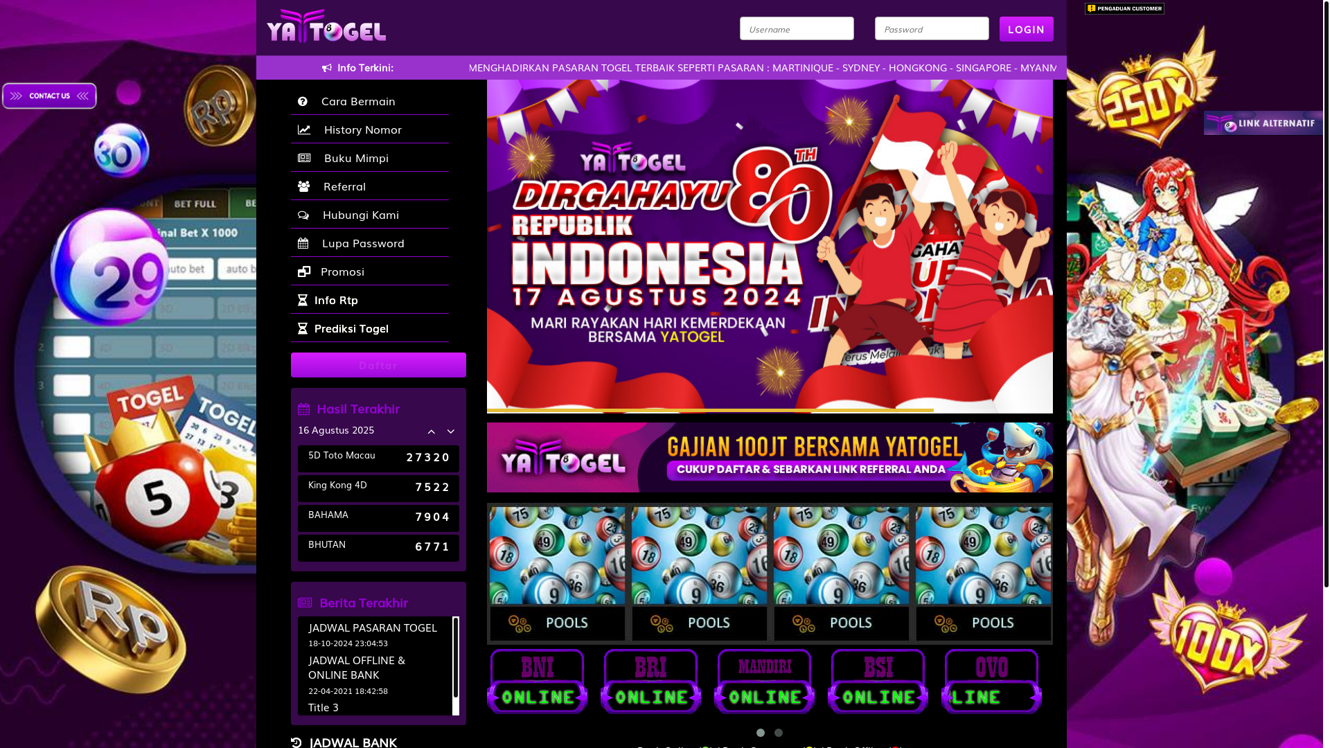 website screenshot of https://yadalam.com/