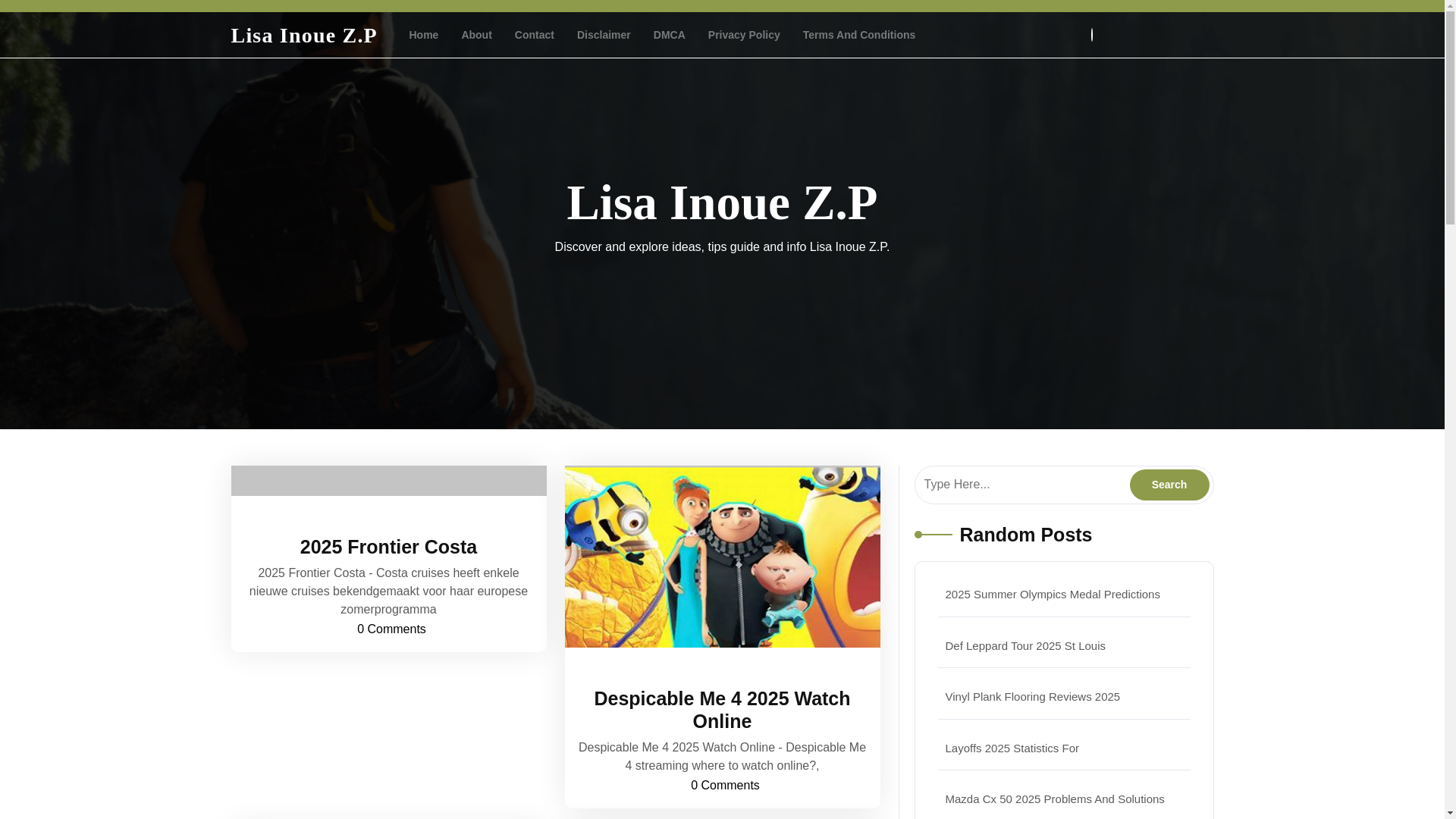 website screenshot of https://lisainouezp.pages.dev/