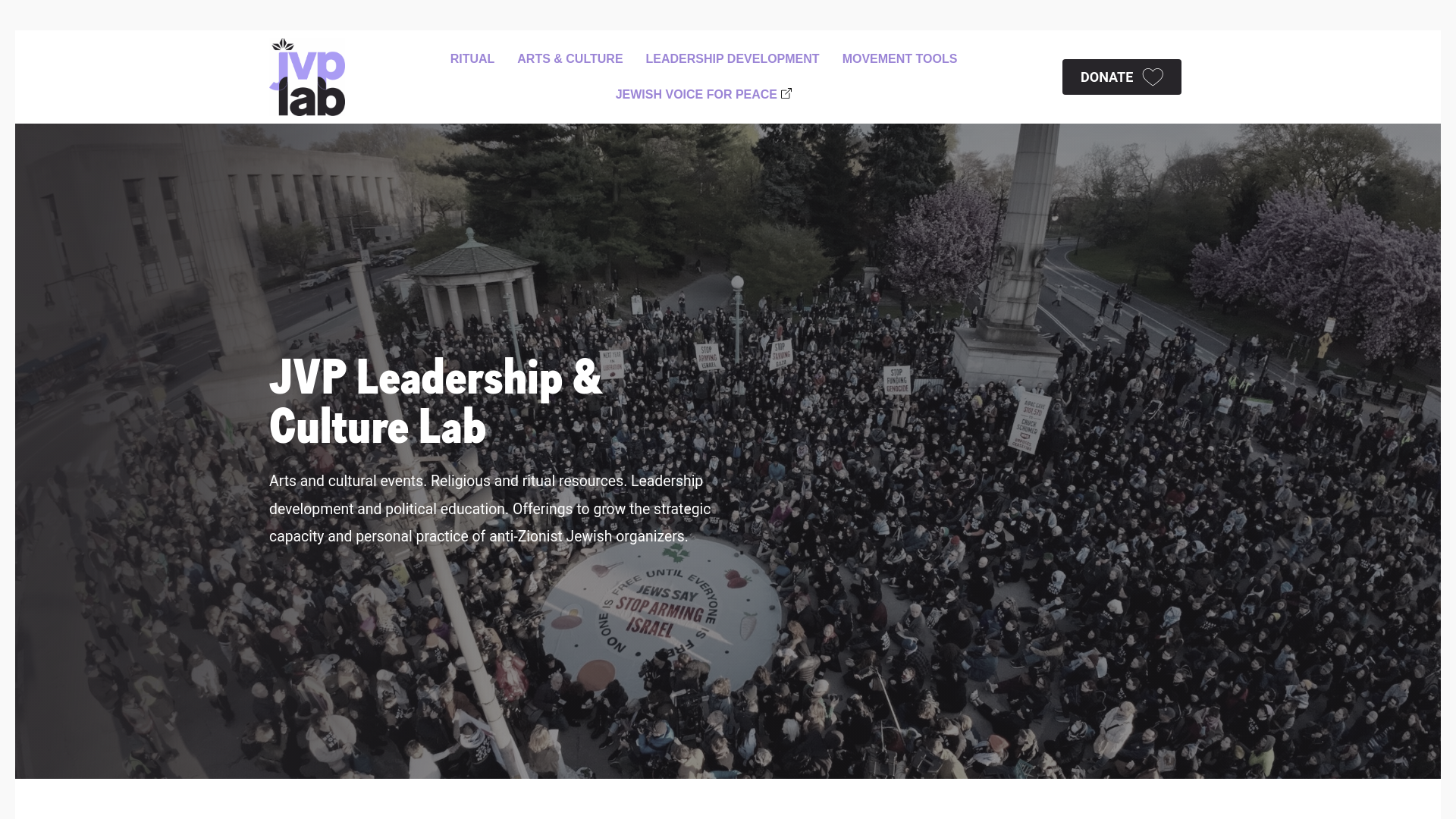 website screenshot of https://jvplab.org/