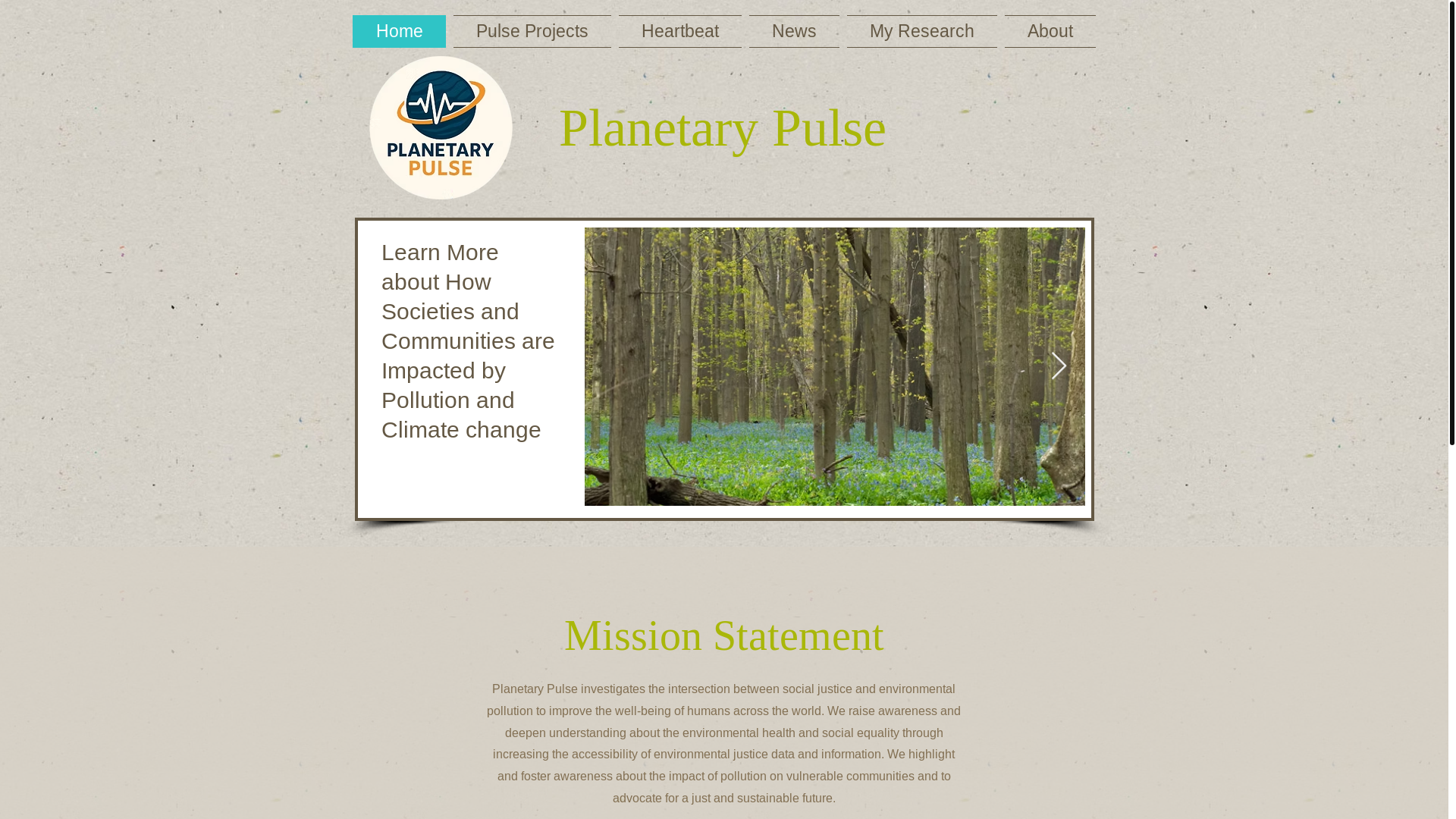website screenshot of https://planetarypulse.net/