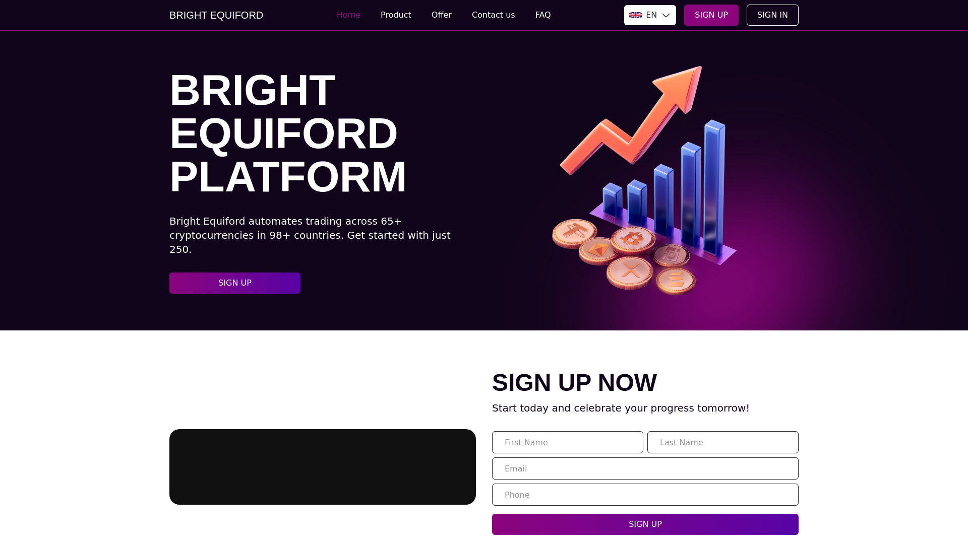 website screenshot of https://bright-equiford.com/