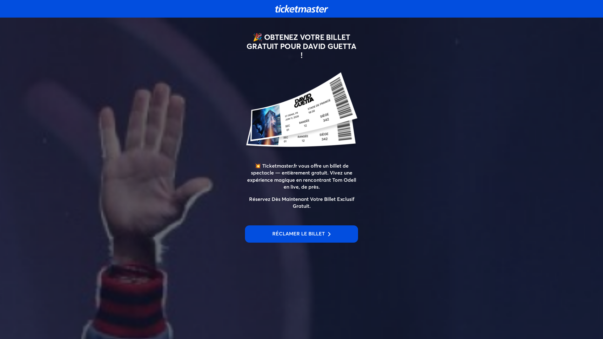 website screenshot of https://frtickx.info/