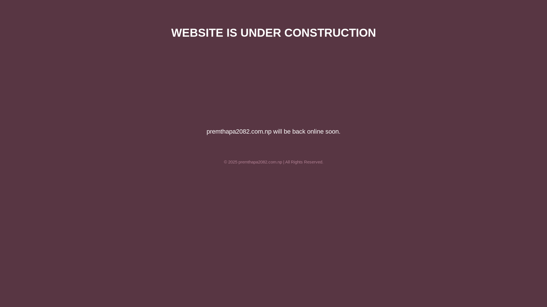 website screenshot of https://premthapa2082.com.np/