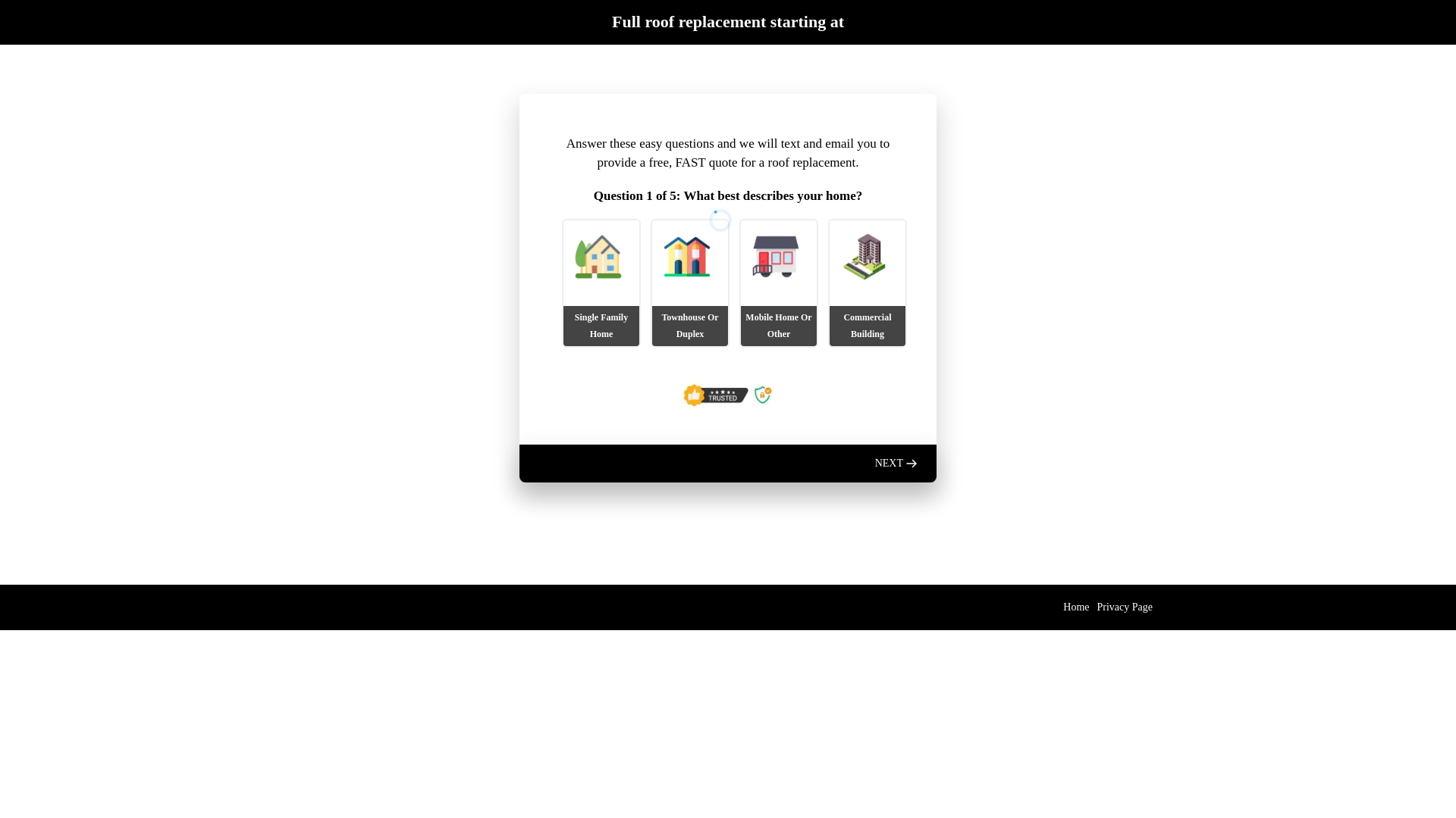 website screenshot of https://candaroofing.org/