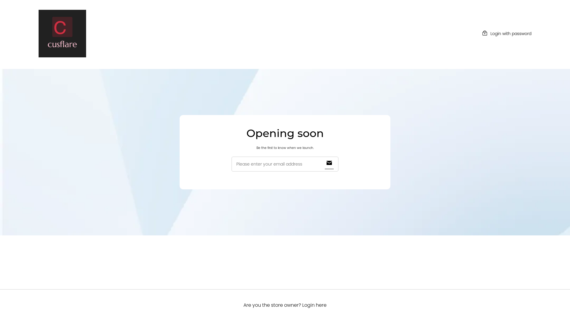 website screenshot of https://cusflare.com/