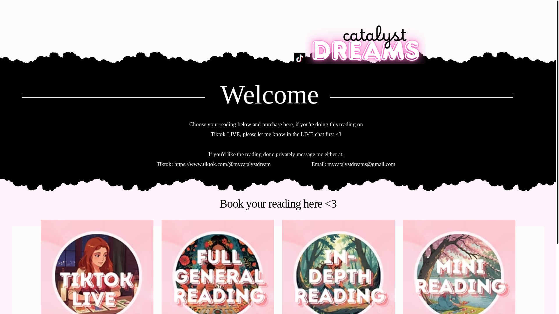 website screenshot of https://catalystdreams.com/