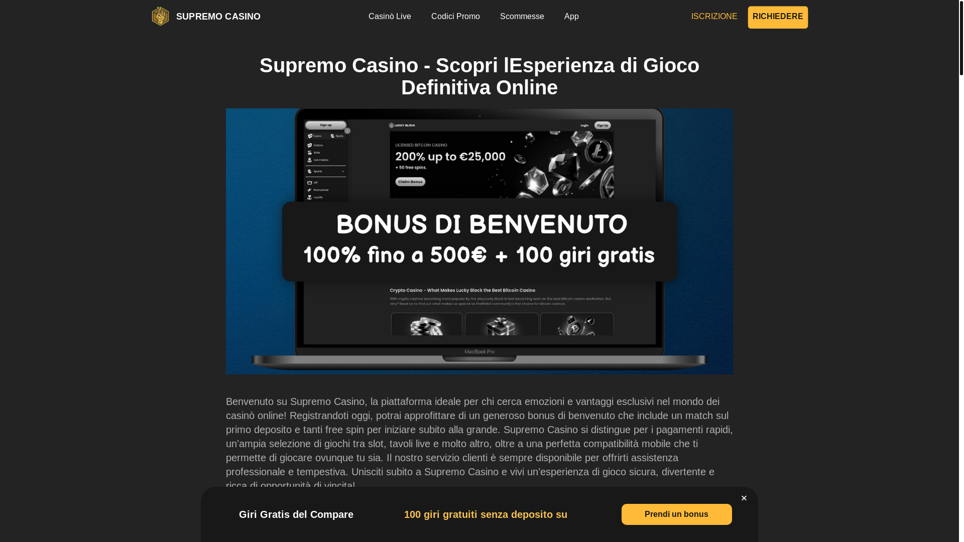 website screenshot of https://supremo-casino-net.pages.dev/