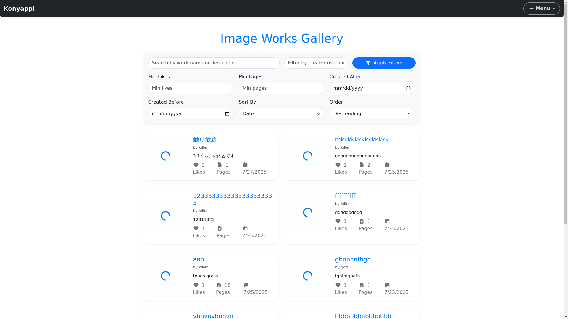 website screenshot of https://mangav6.pages.dev/