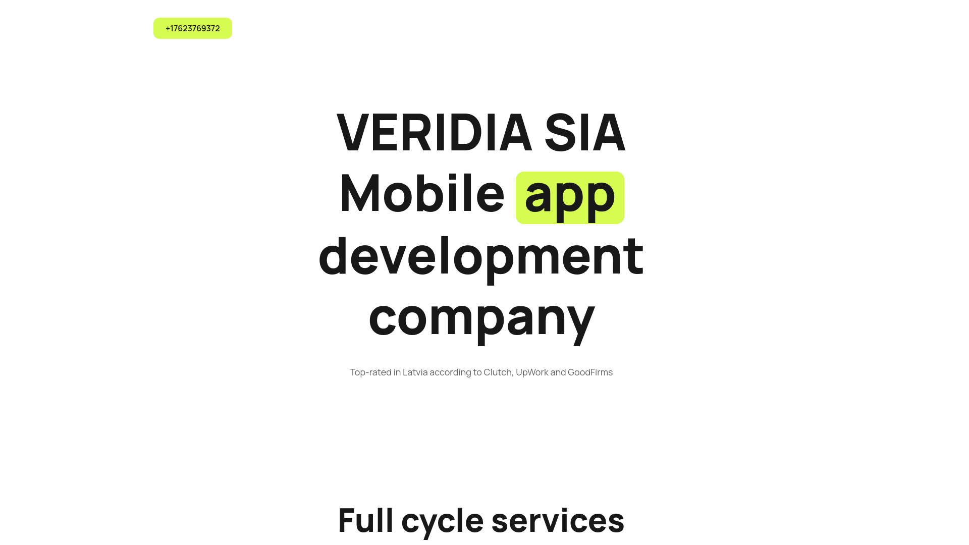 website screenshot of https://veridiasia.com/