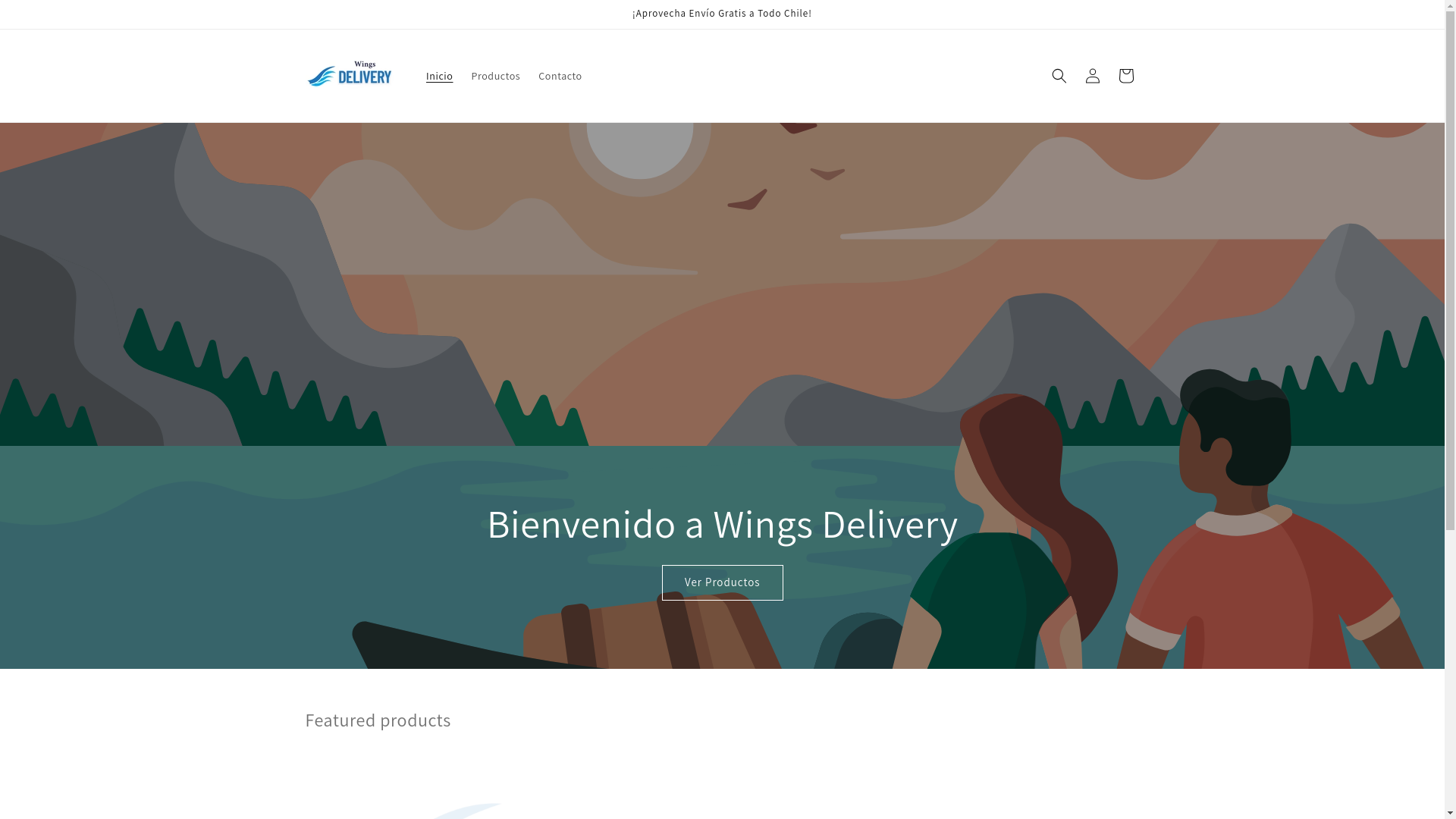 website screenshot of https://wingsdelivery.store/
