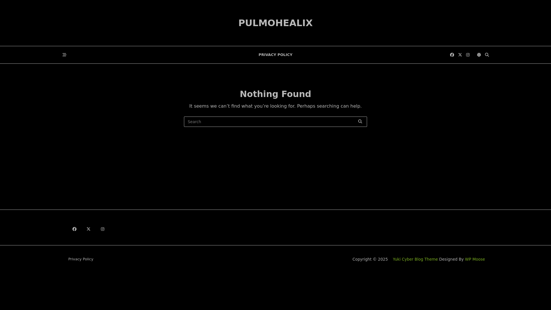 website screenshot of https://pulmohealix.com/