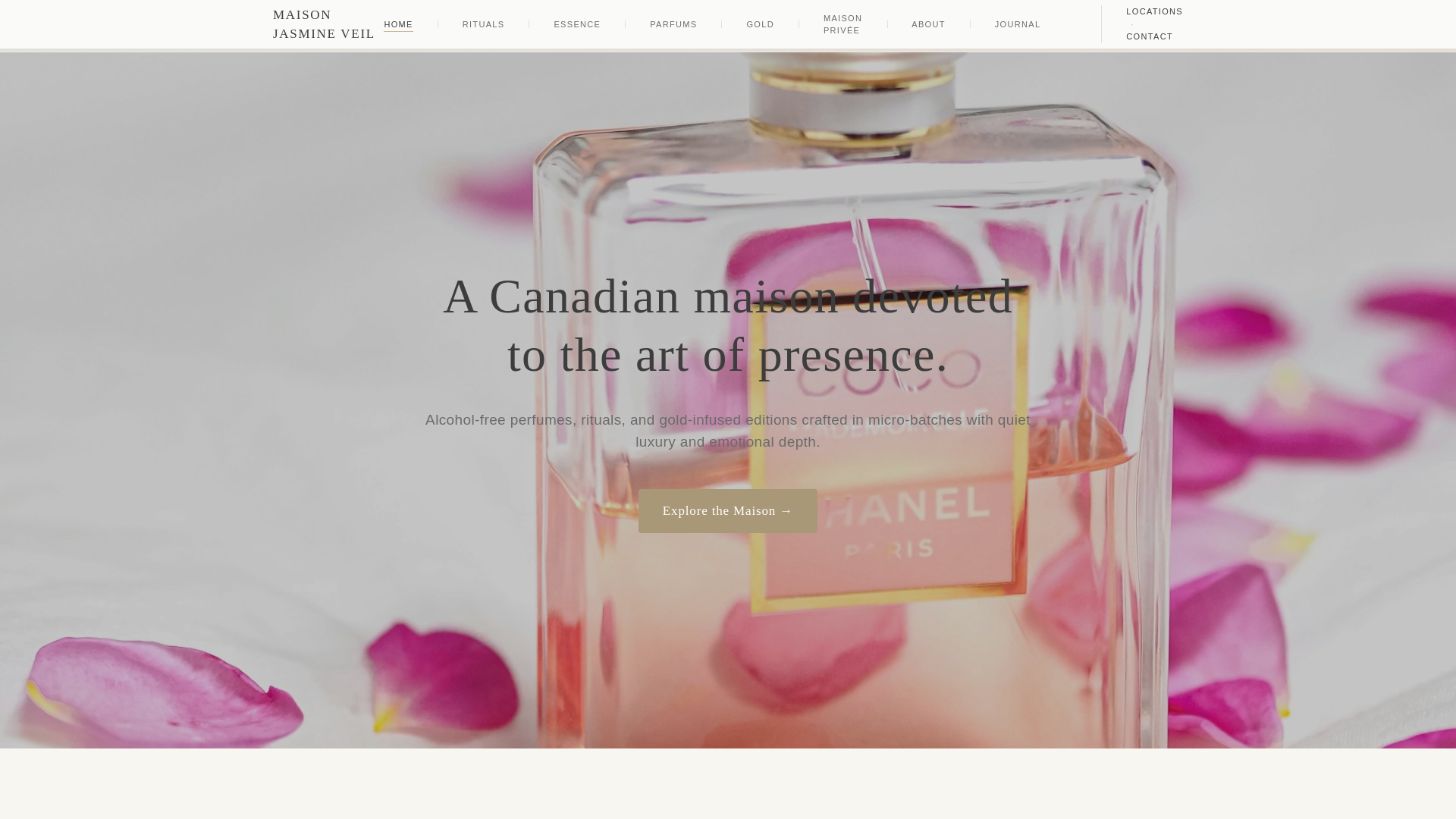 website screenshot of https://maisonjasmineveil.ca/