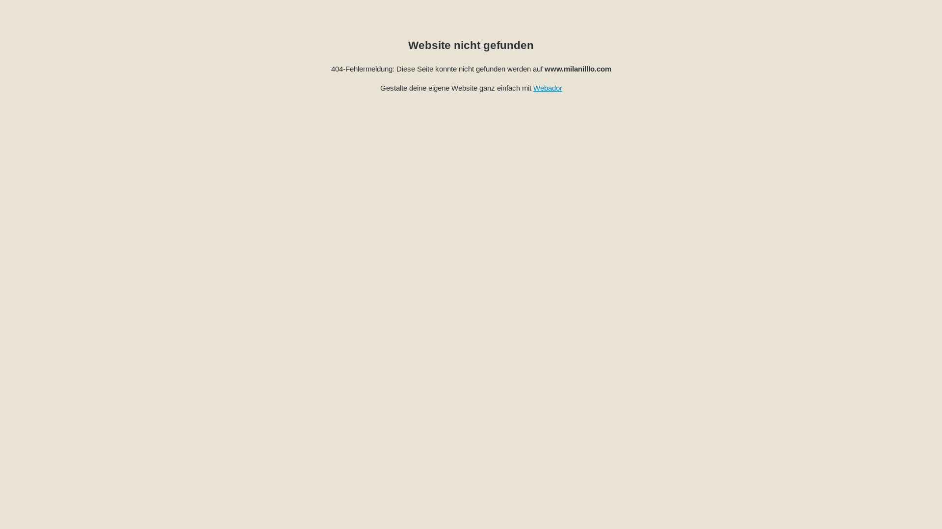 website screenshot of https://milanilllo.com/