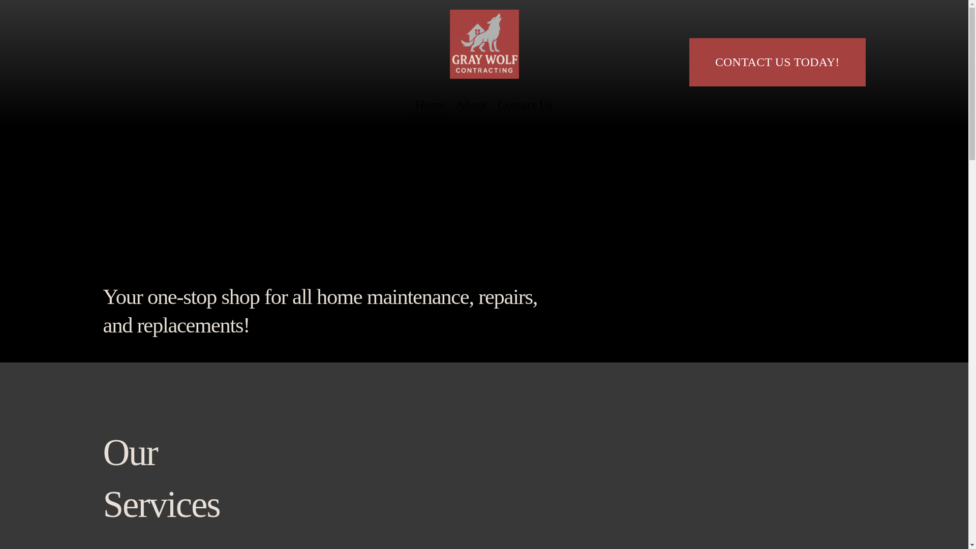 website screenshot of https://gray-wolf-contracting.com/