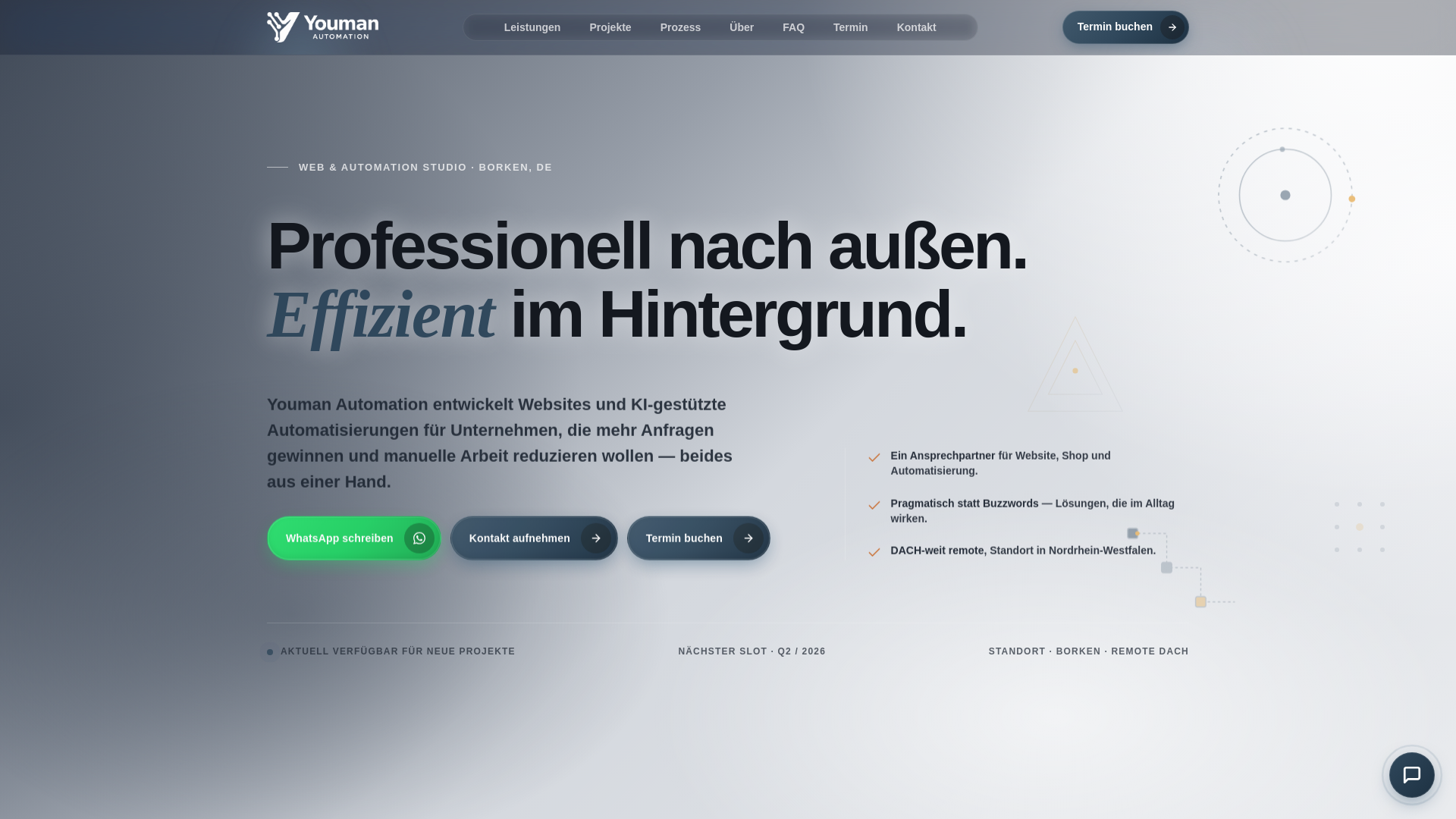 website screenshot of https://youman-automation.de/