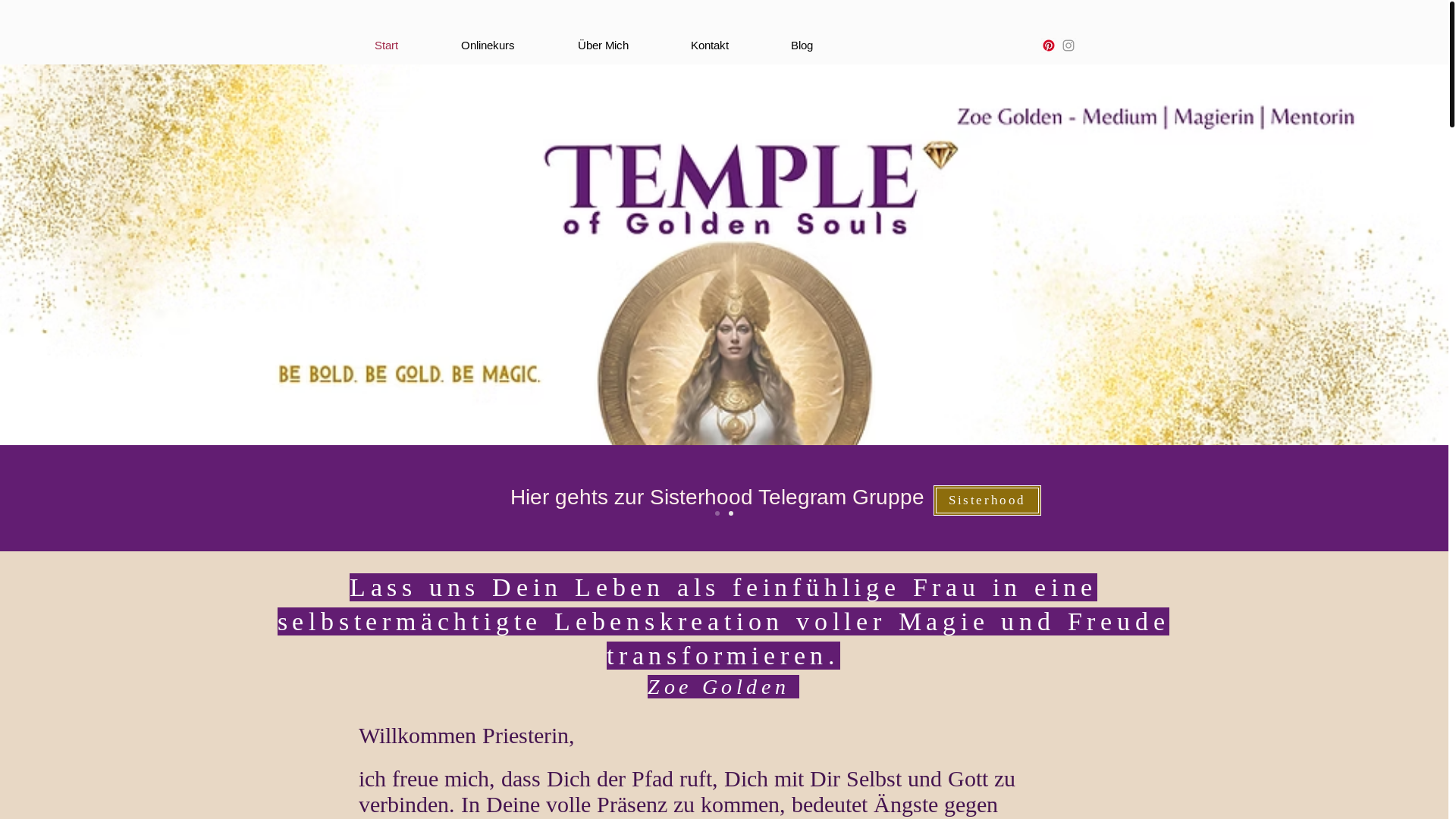 website screenshot of https://zoeburmeister.com/