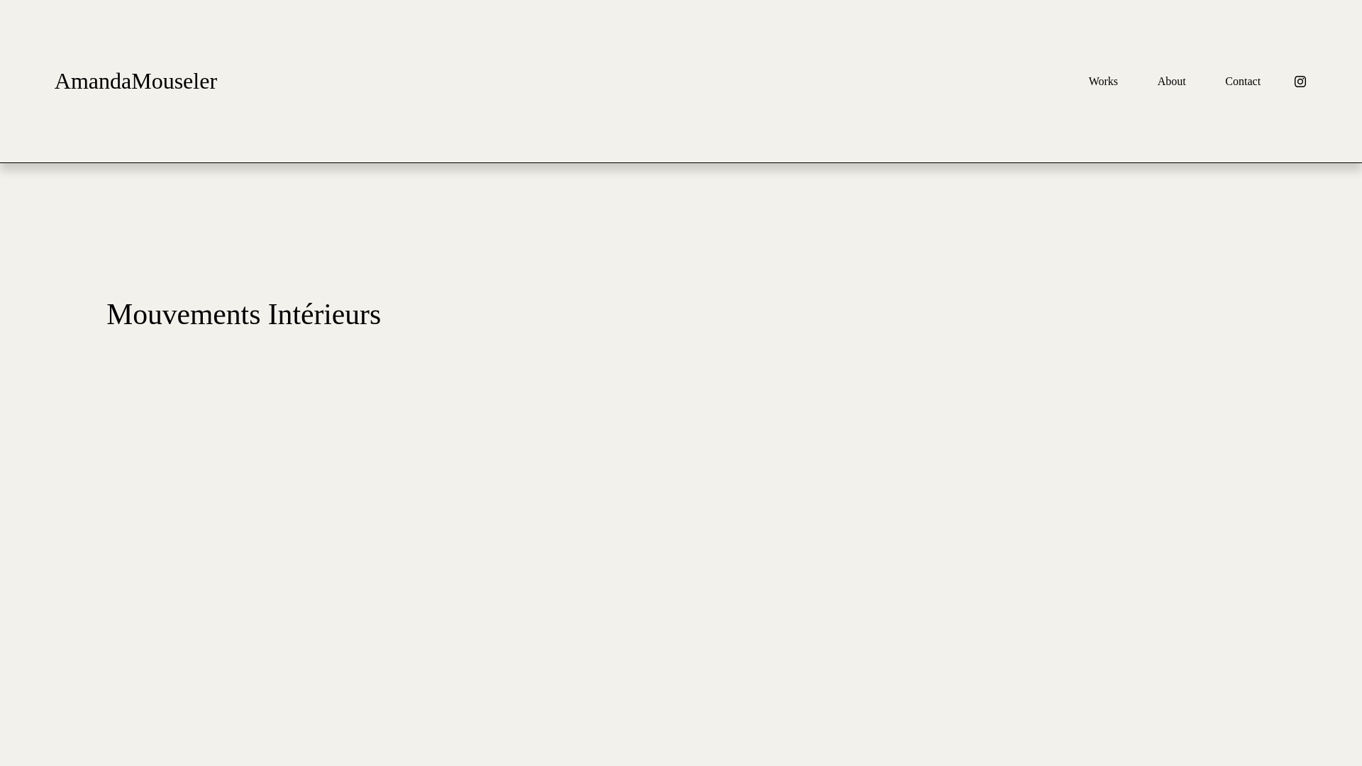 website screenshot of https://amandamouseler.com/