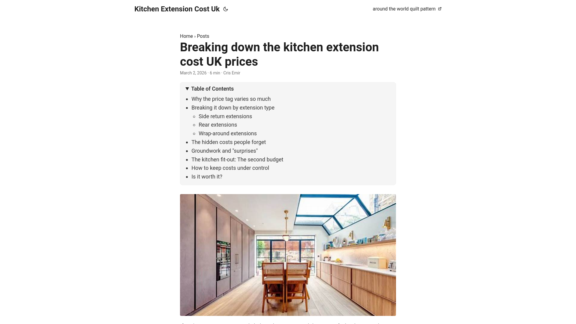 website screenshot of https://kitchen-extension-cost-uk.pages.dev/