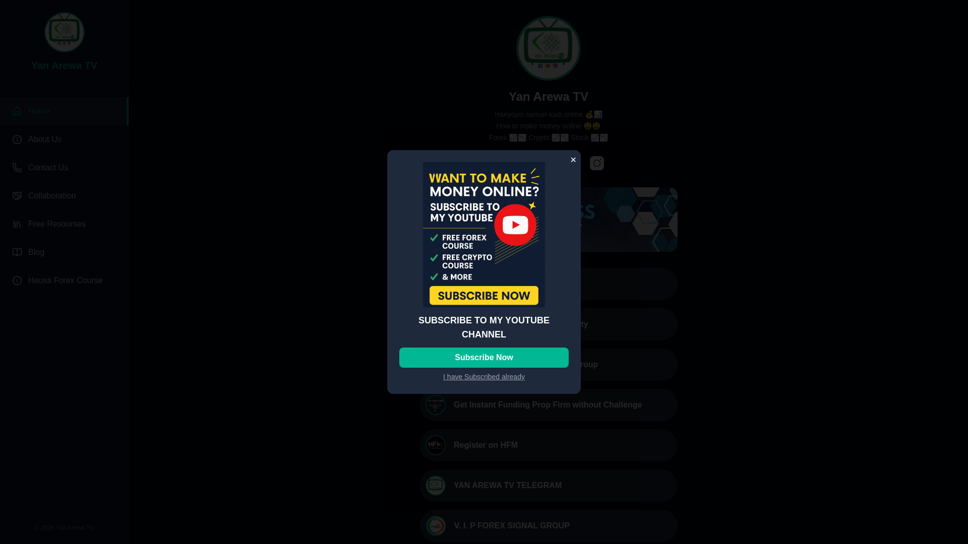 website screenshot of https://yanarewatvcom.pages.dev/