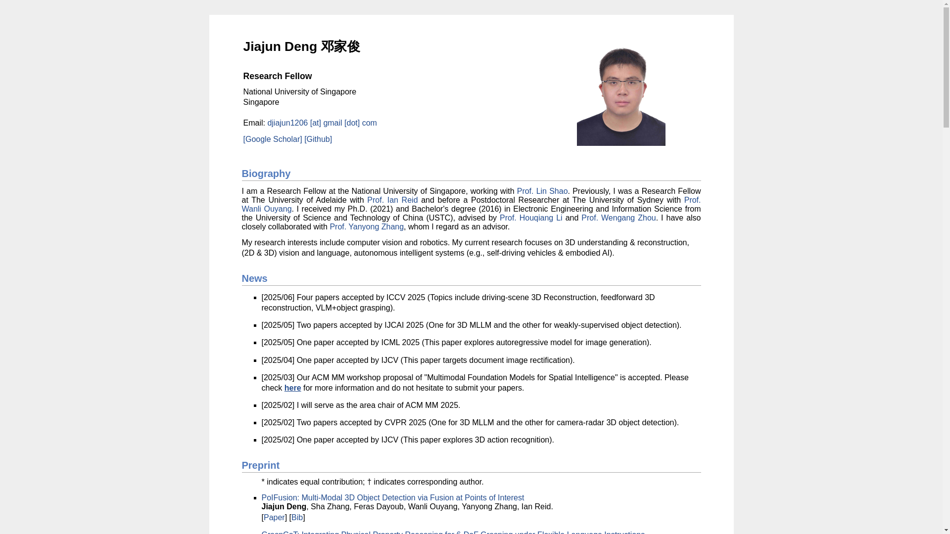 website screenshot of https://djiajunustc-github-io.pages.dev/