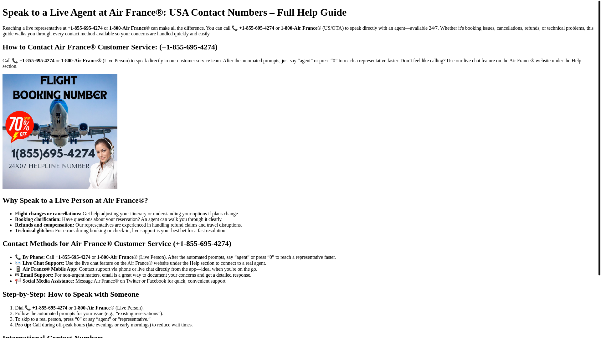 website screenshot of https://contact-air-france.pages.dev/