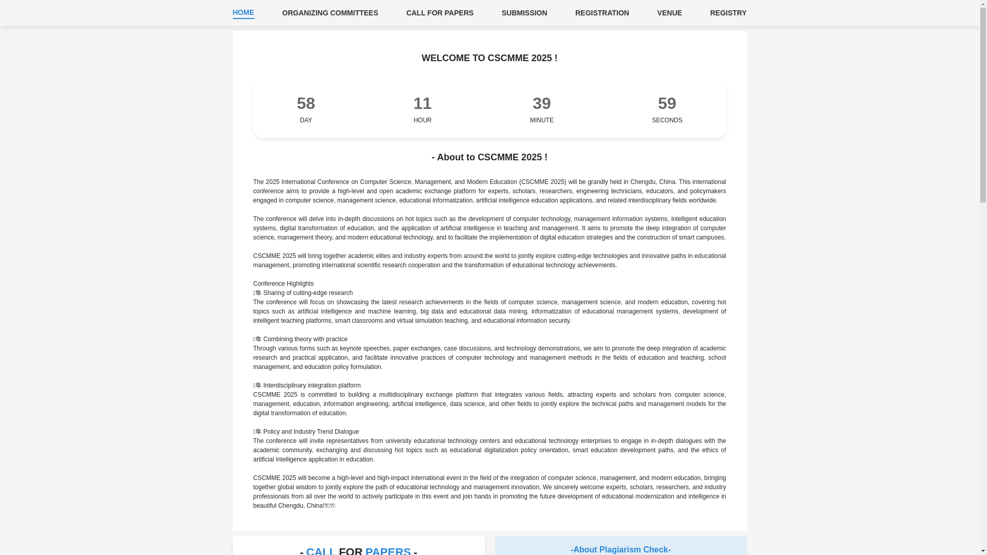 website screenshot of https://cscmme.com/